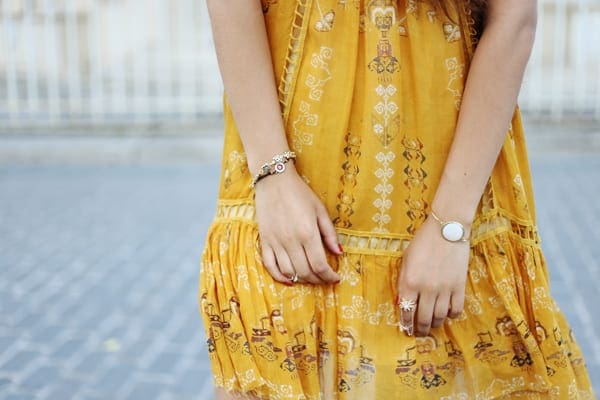 Anoushka Probyn Fashion Blog - Free People Istanbul Mustard Dress