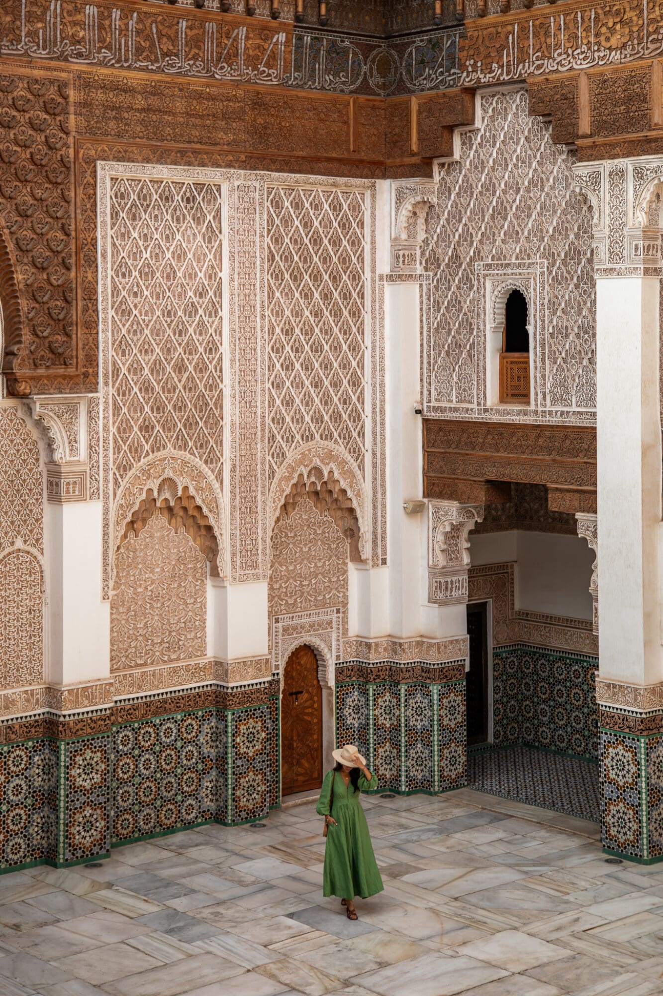 Medersa Ben Youssef Marrakech Morocco Sightseeing Travel Photography