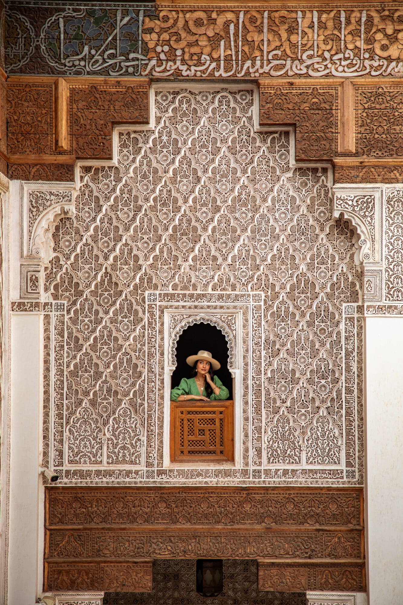 Medersa Ben Youssef Things to do in Marrakech Morocco Window View