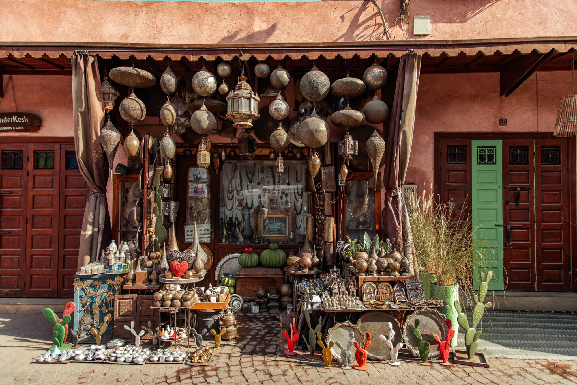 Streets of Marrakech Souk Stall