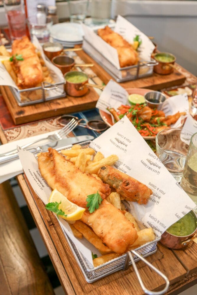 Mayfair Chippy London Area Guide Travel Blogger Instagram Fish and Chips