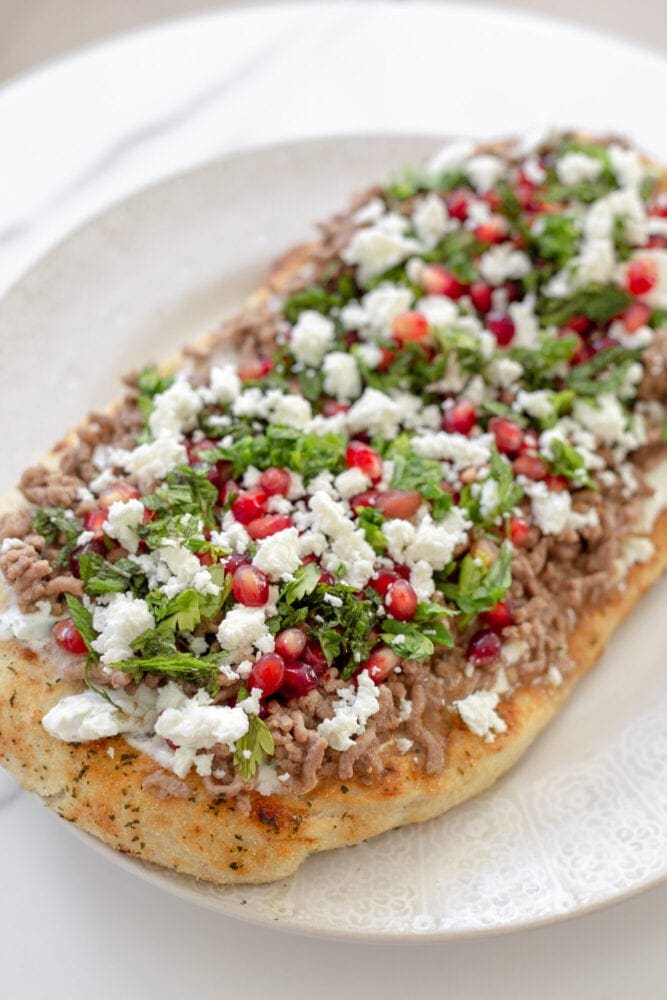 Middle Eastern Lamb Flatbread Recipe Food Dinner Recipes Anoushka Probyn UK Lifestyle Blogger