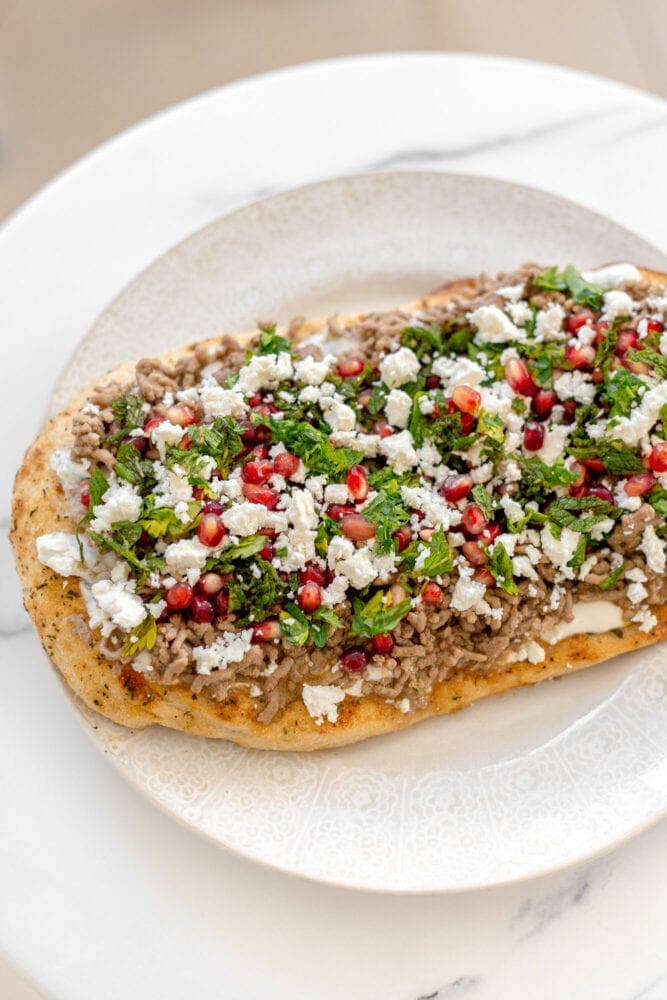 Middle Eastern Lamb Flatbread Recipe Food Dinner Recipes Anoushka Probyn UK Lifestyle Blogger