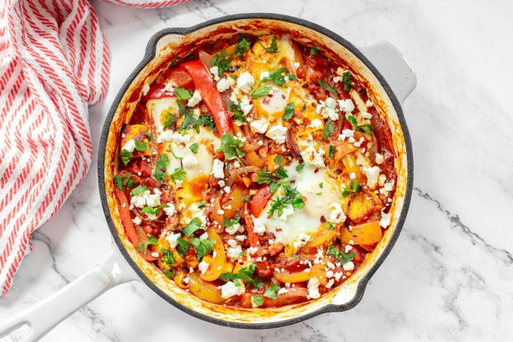 Shakshuka Breakfast Recipe Food Cooking Anoushka Probyn UK Lifestyle Blogger