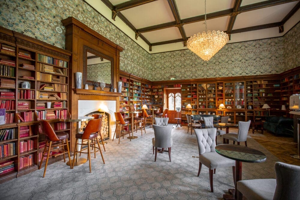 Library Bar De Vere Tortworth Court Bristol Hotel Countryside UK Travel Blogger