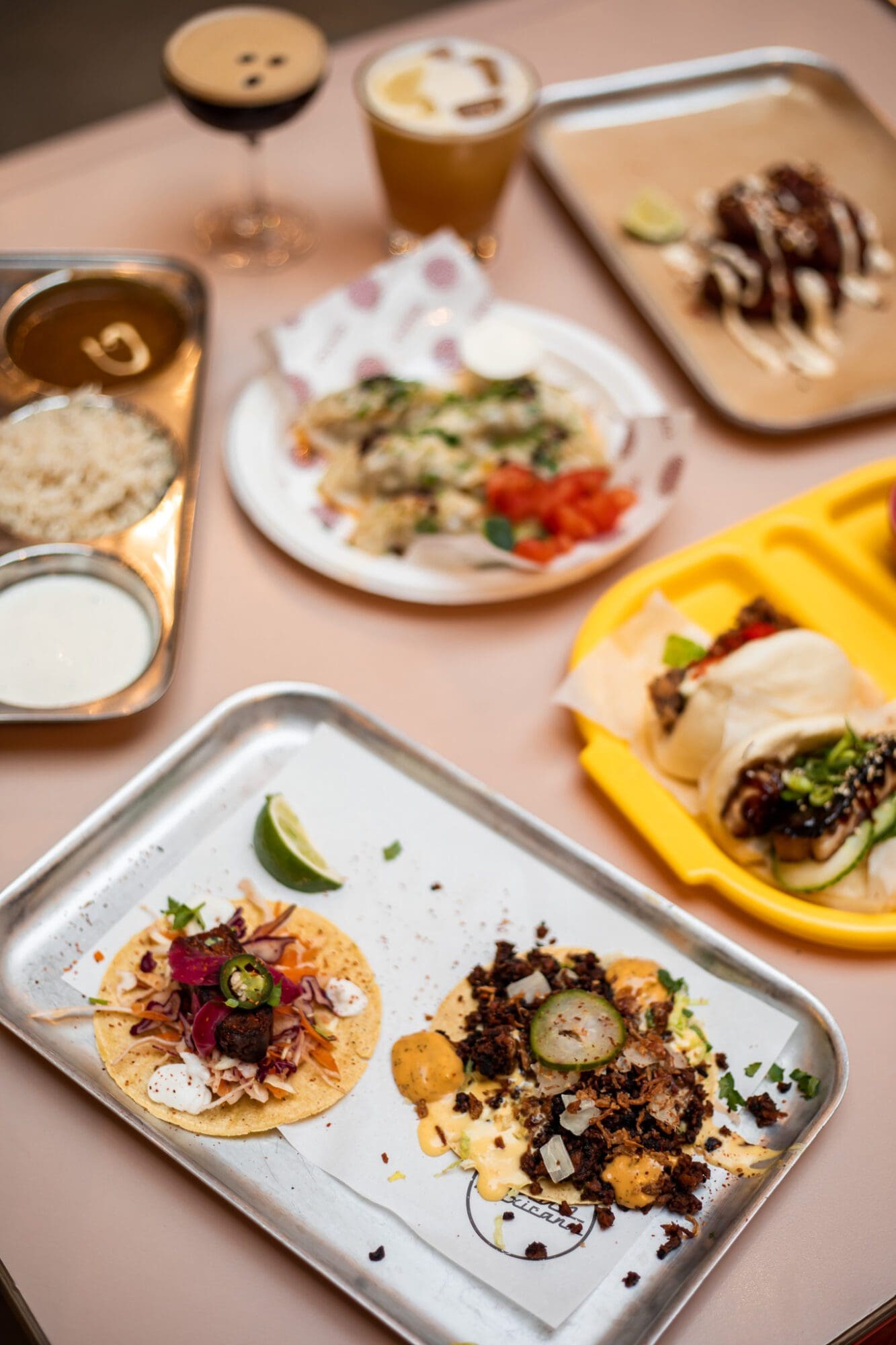 Seven Dials Market London Street Food Venue Hall Interior Tacos