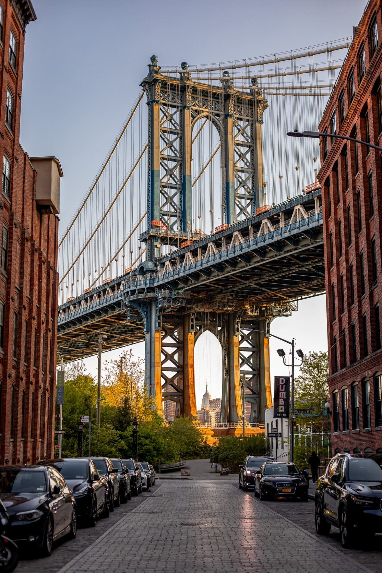 Dumbo Manhattan Bridge Washington Street View at Sunrise Instagram Locations in New York