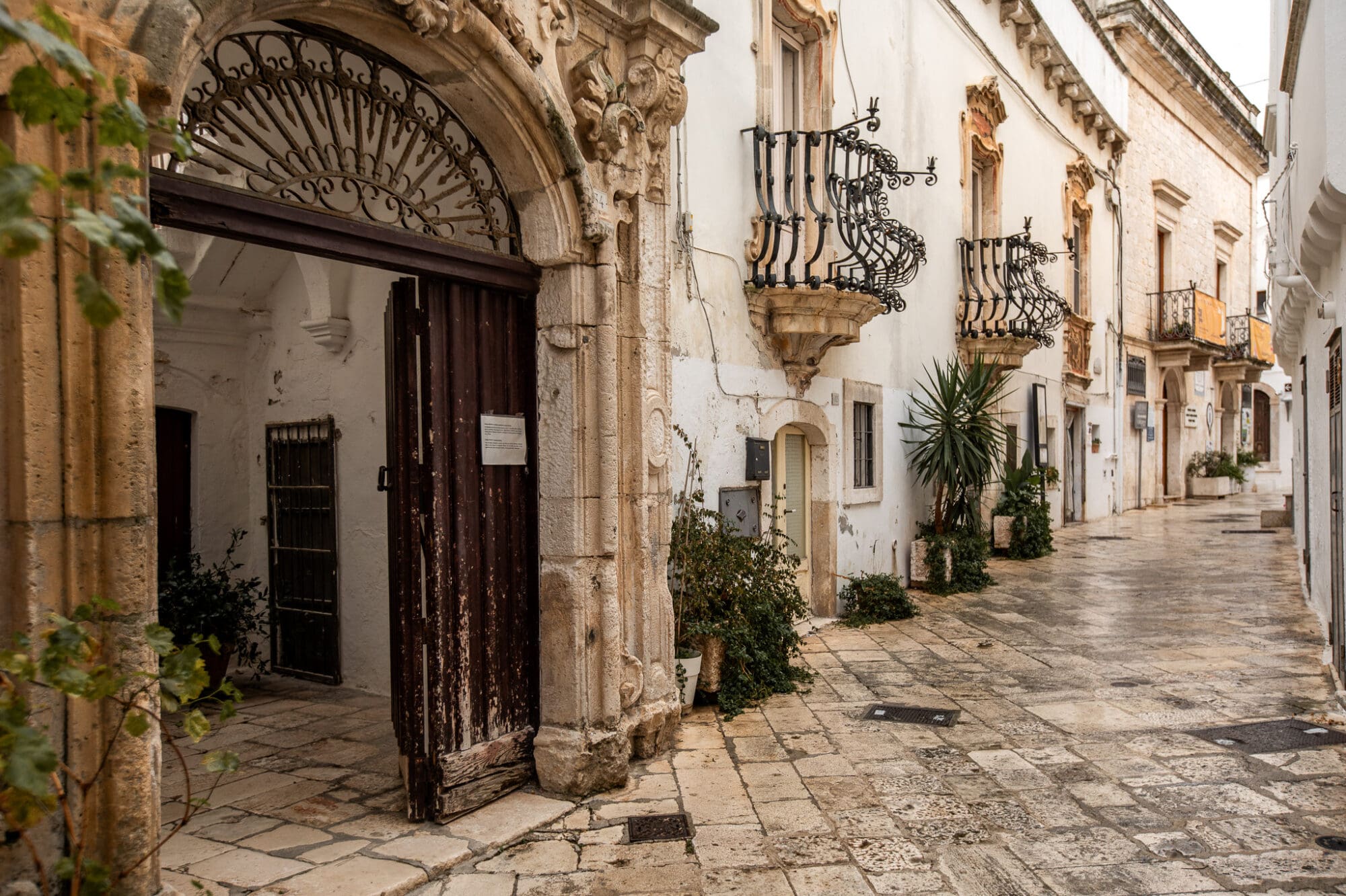 Locorotondo Old Town Puglia, Italy Landscape