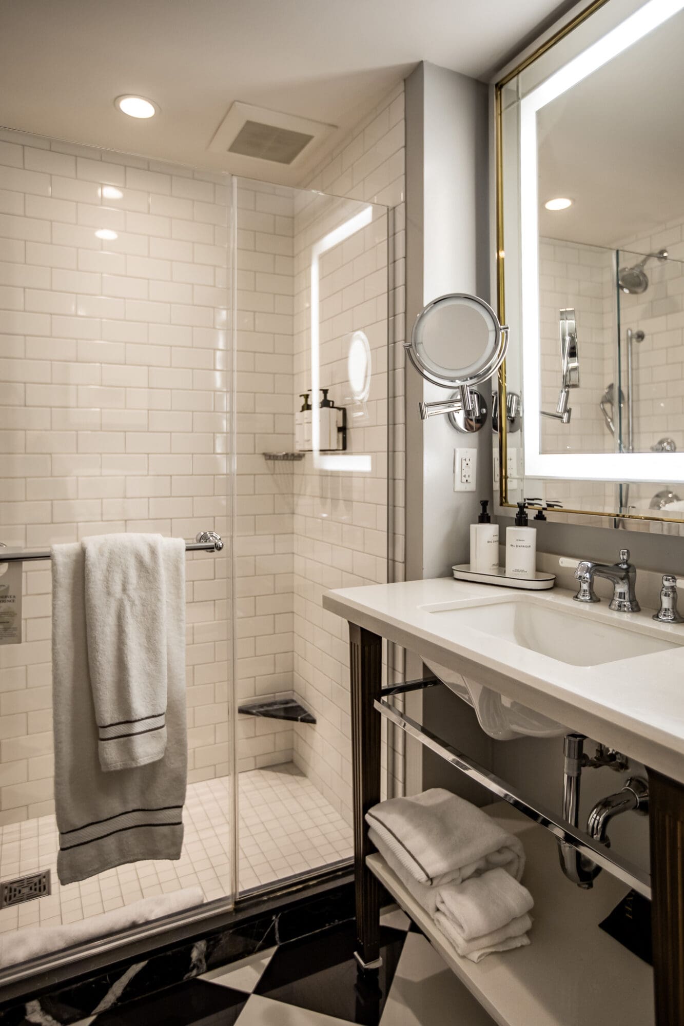 Bathroom at the InterContinental Barclay Hotel New York