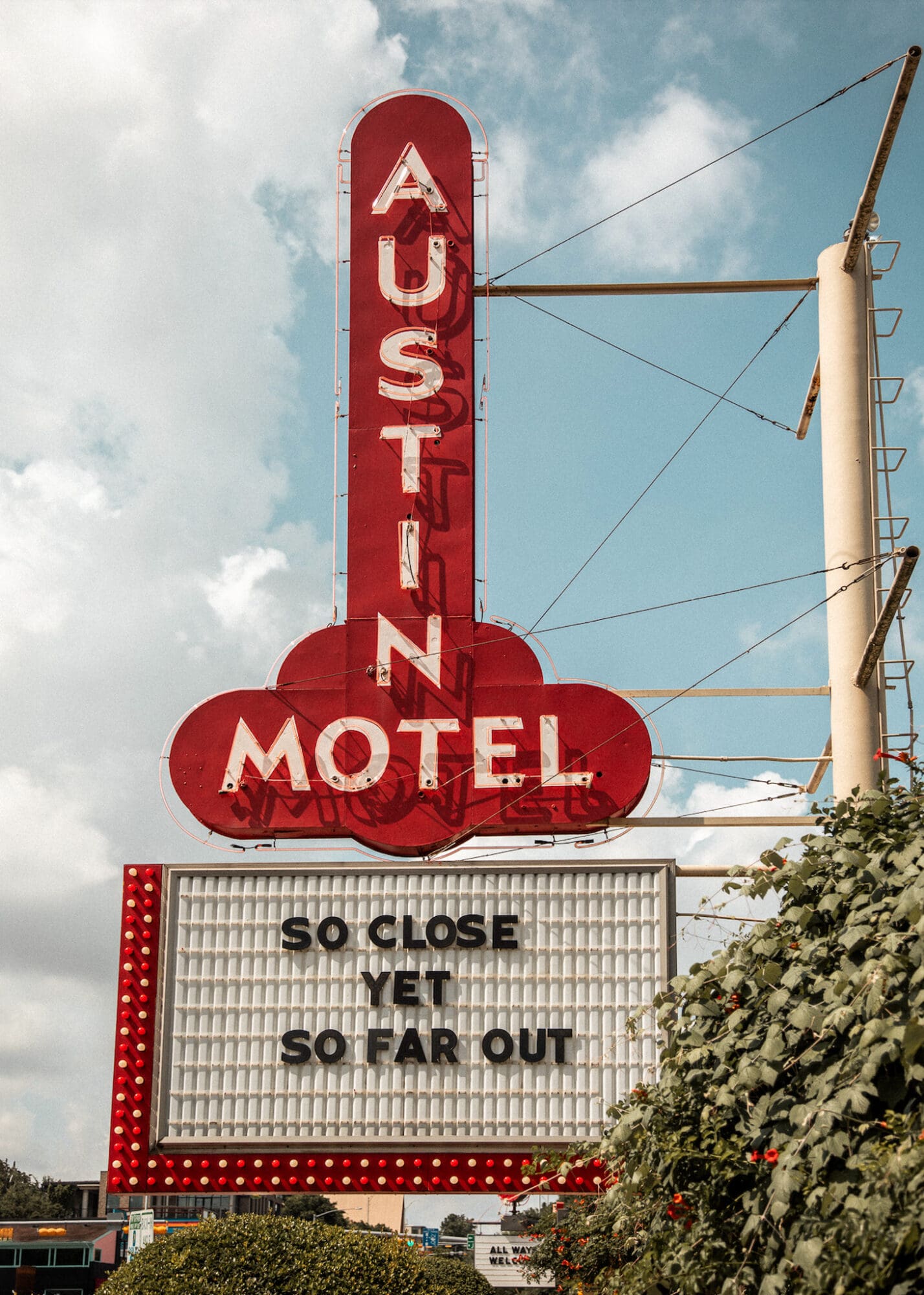 Austin Motel Sign South Congress Where to stay in Austin Texas