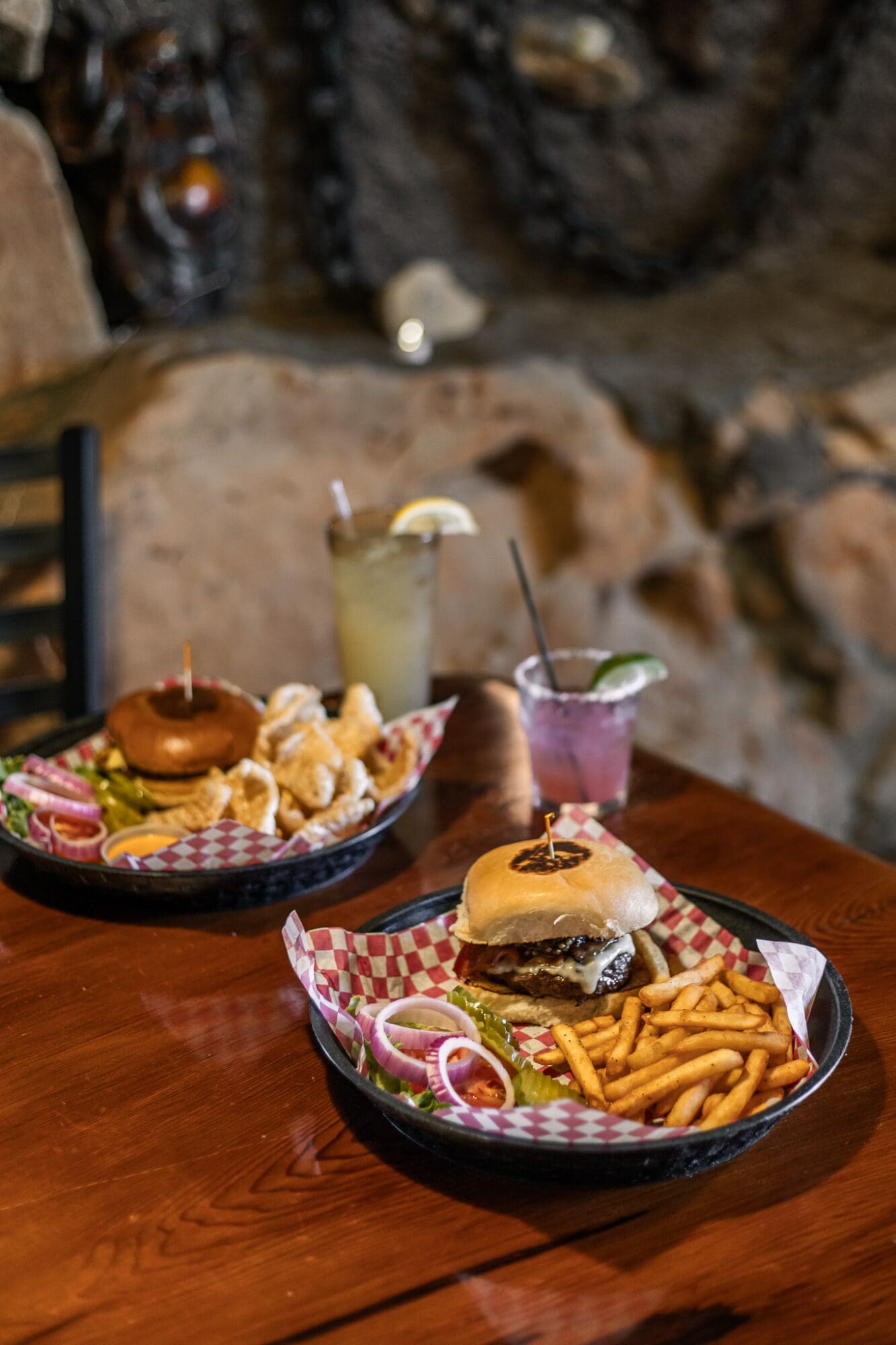 La Kiva Cave Restaurant Terlingua Texas Big Bend Burgers