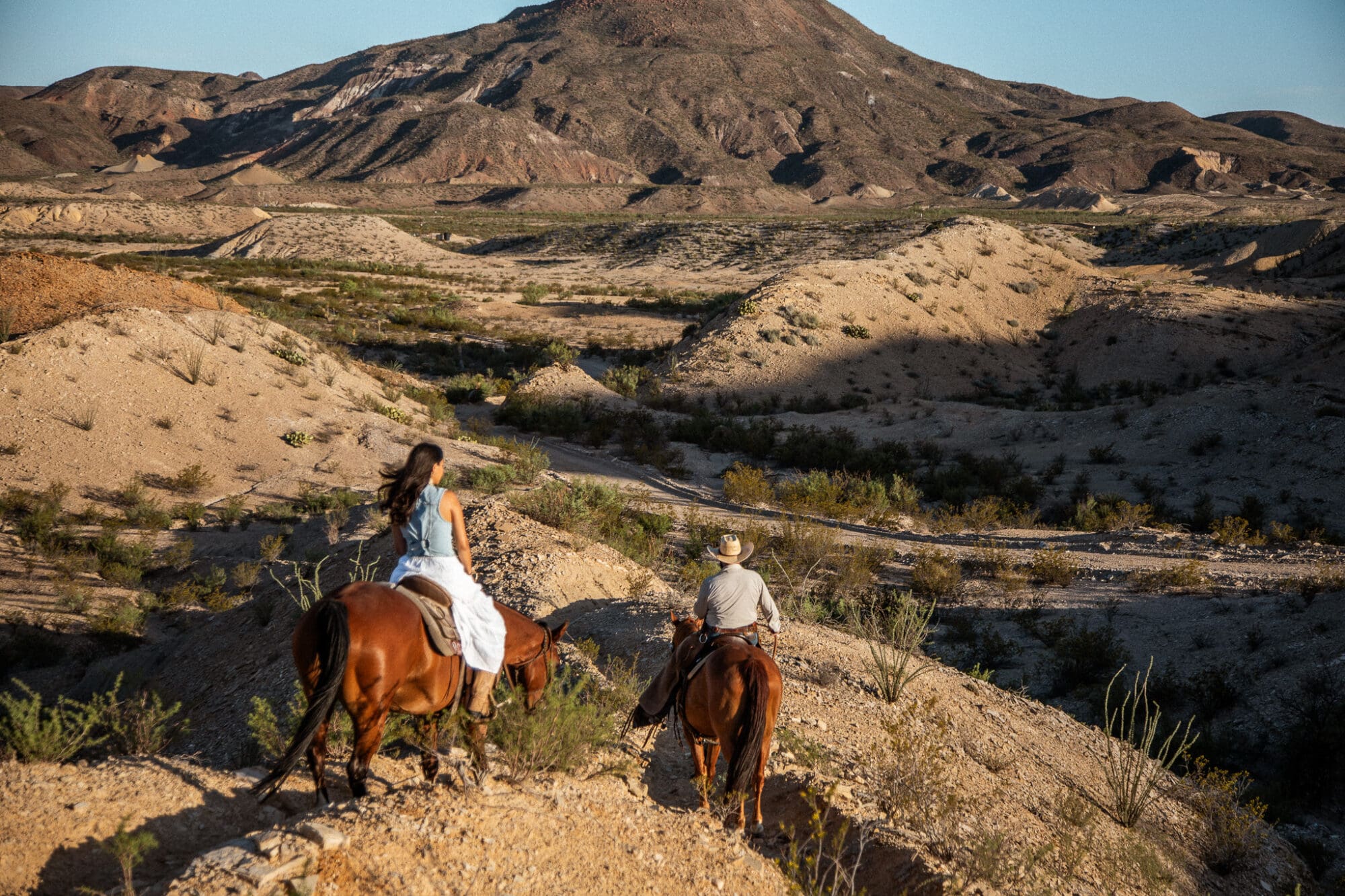 Sunrise Horseback Riding at Lajitas Golf Resort, Big Bend Terlingua Texas Lost Mine Trail