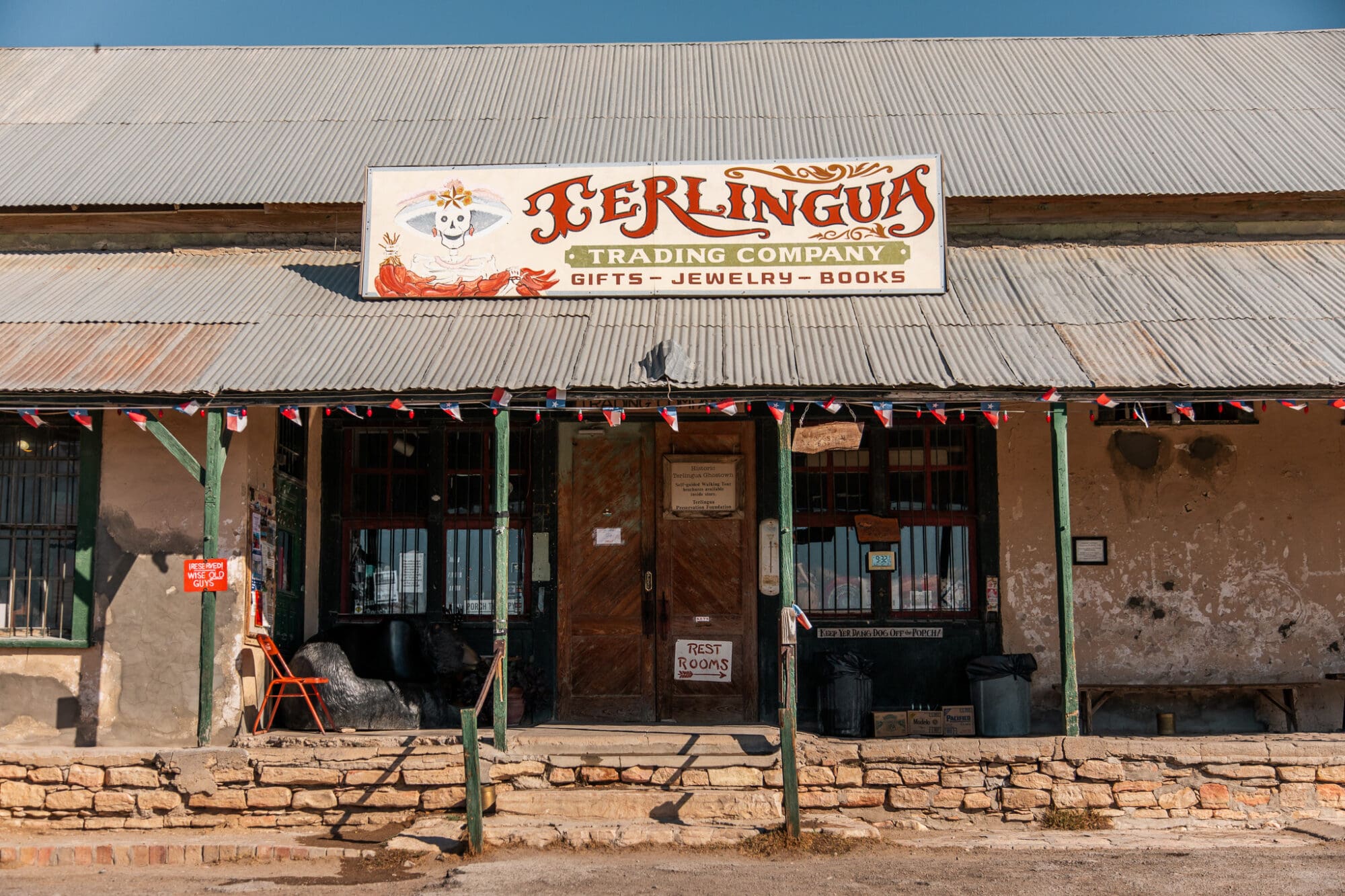 Terlingua Ghost Town Trading Store Big Bend Texas USA