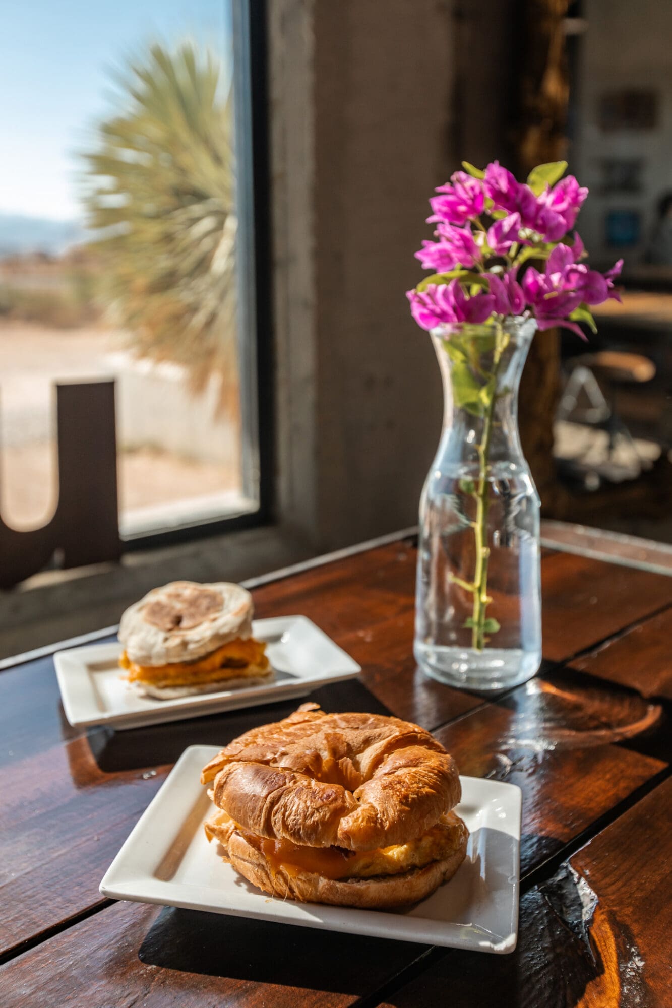 Venga Breakfast Restaurant Terlingua Big Bend West Texas Croissant