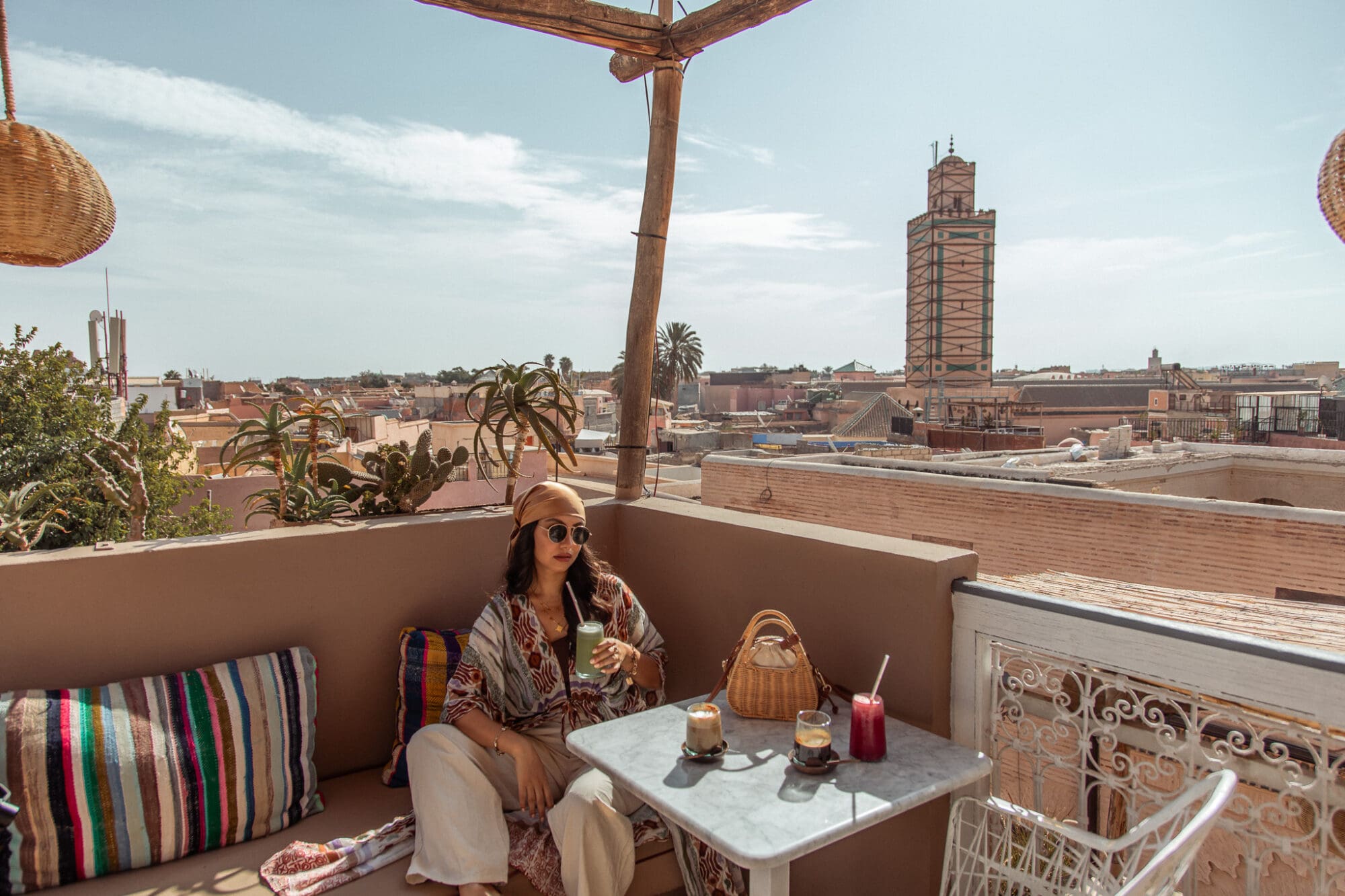 Atay Cafe Food Marrakech Restaurant Rooftop with a view