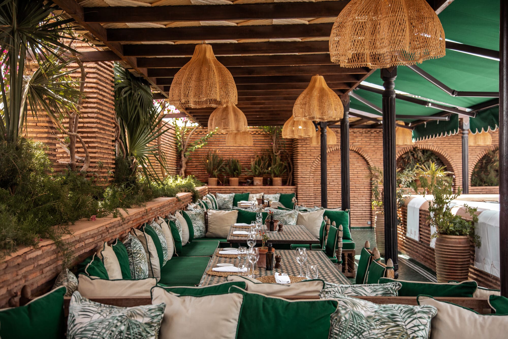 Le Table du Souk Restaurant La Sultana Hotel Marrakech Rooftop Beautiful Restaurants in Marrakech