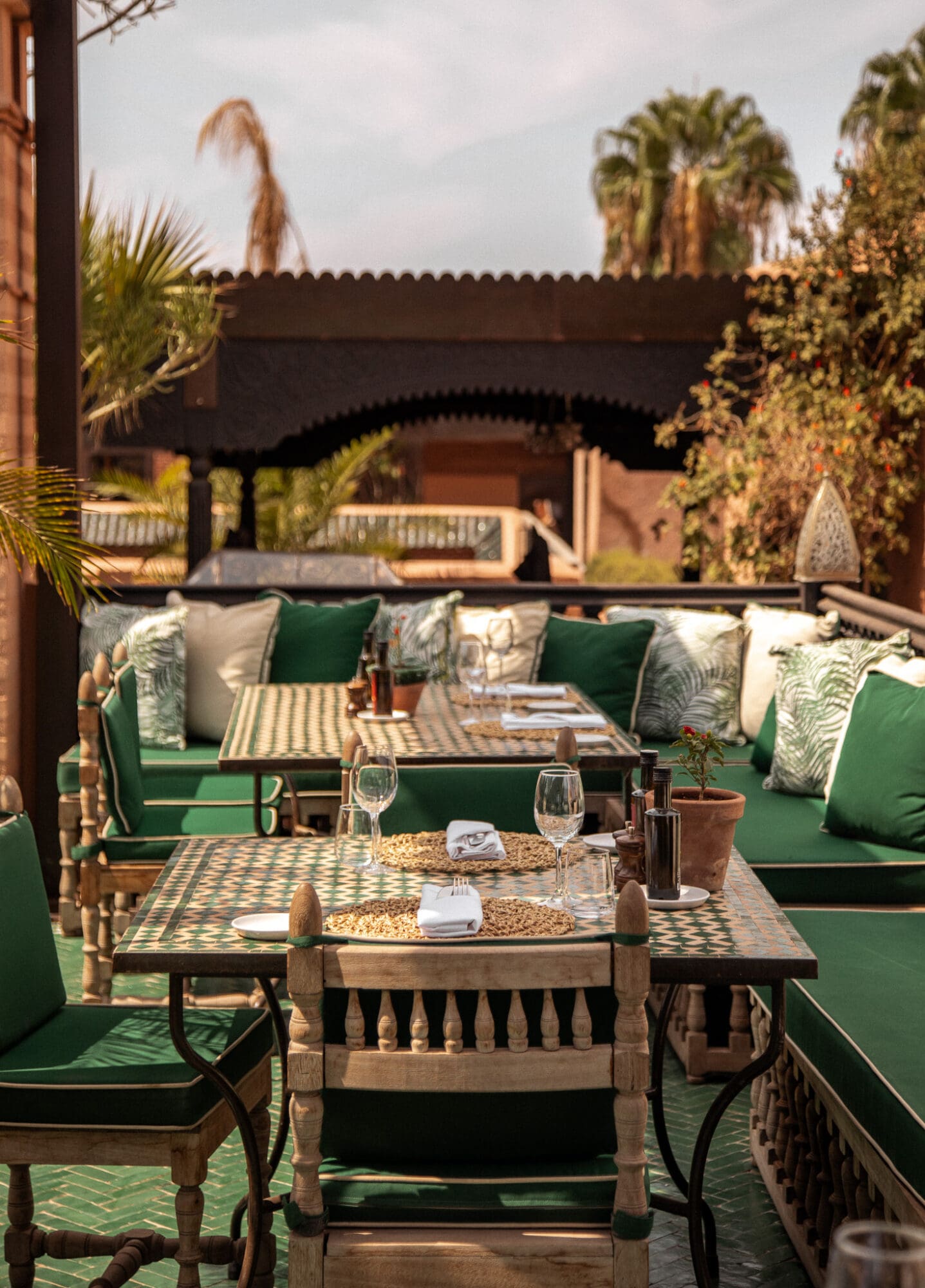 Le Table du Souk Restaurant La Sultana Hotel Marrakech Rooftop