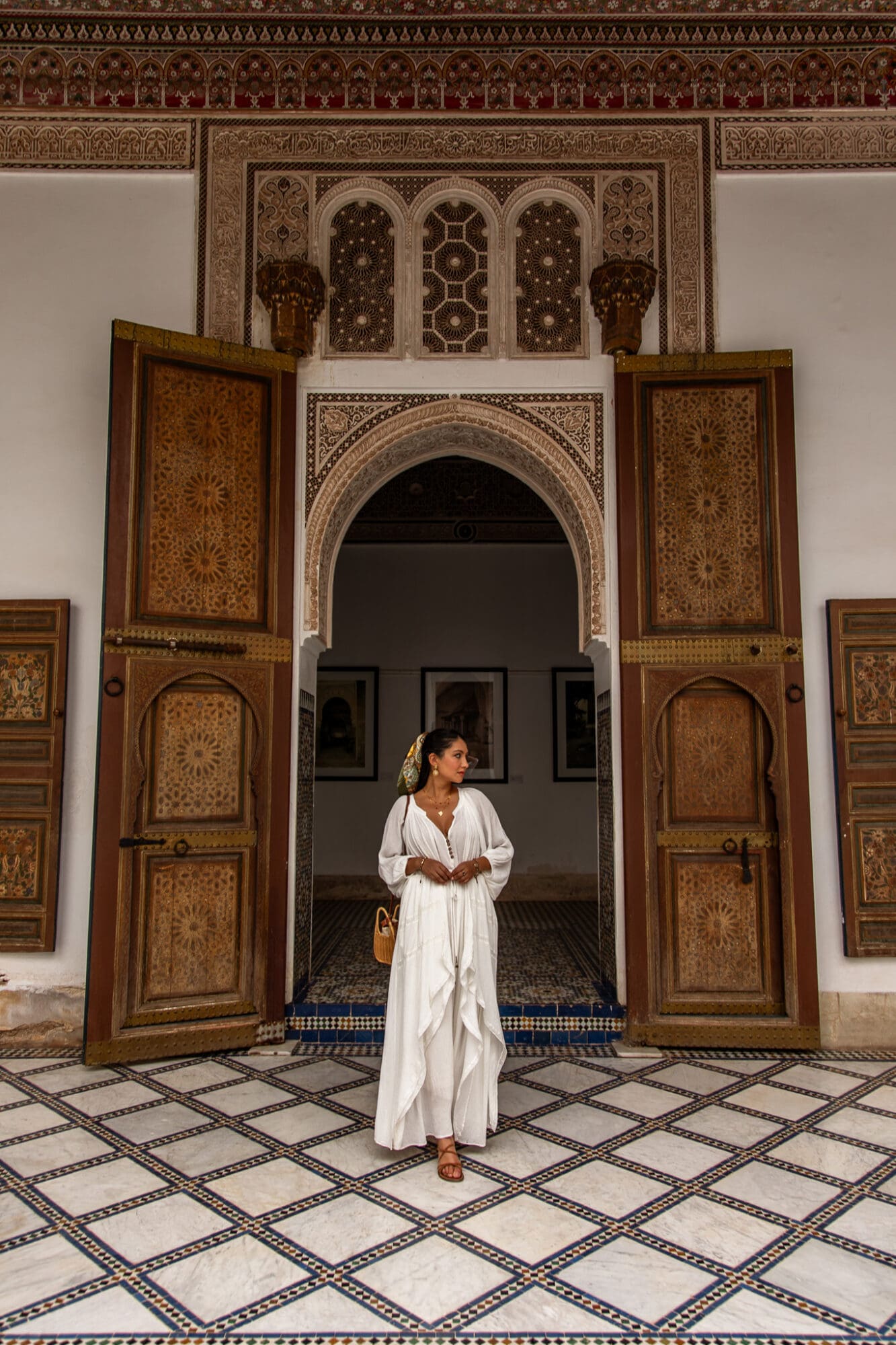 What to wear in Morocco Outfit Ideas Bahia Palace Marrakech