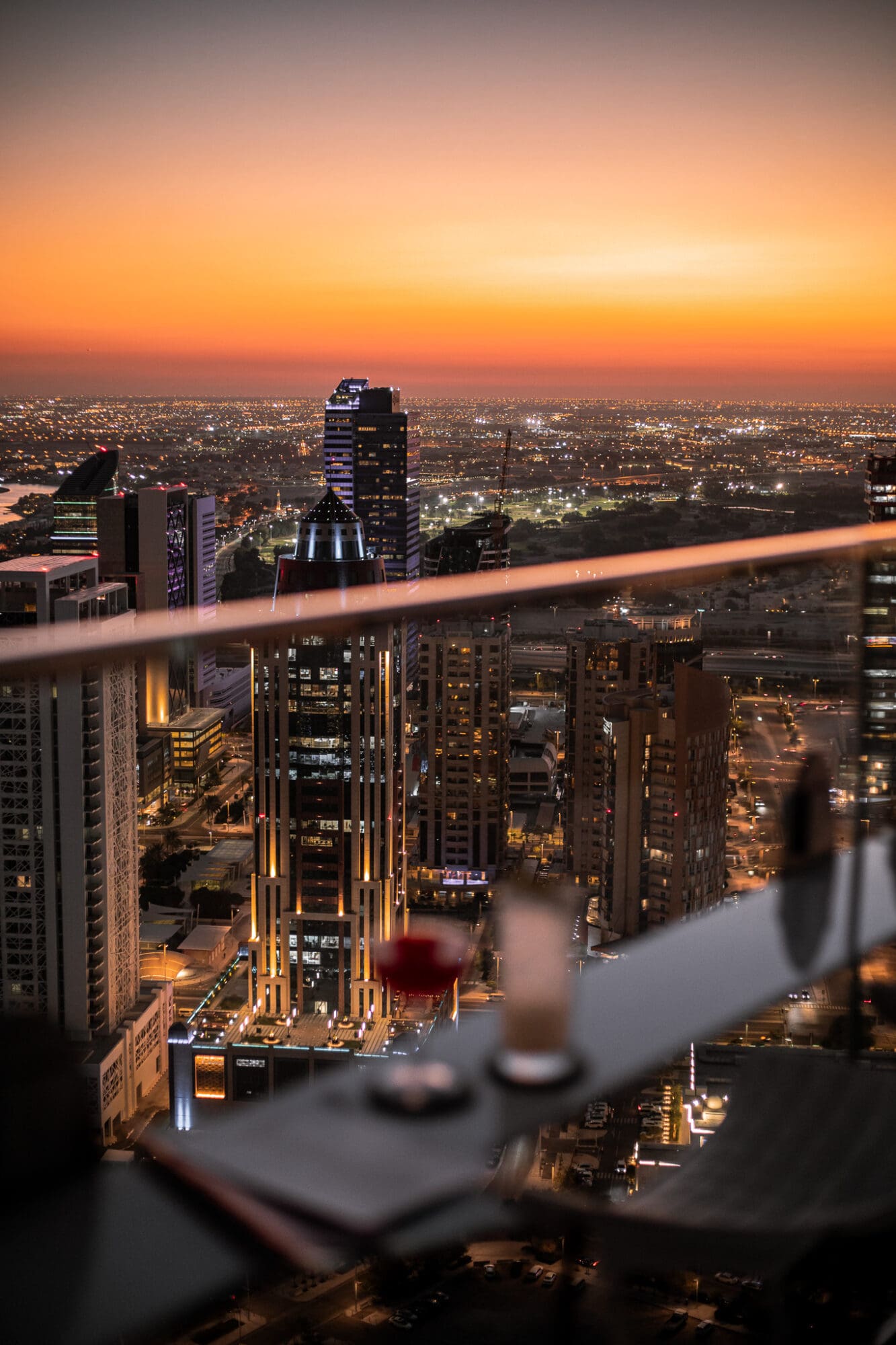 Provok Rooftop Bar sunset Doha Qatar Views