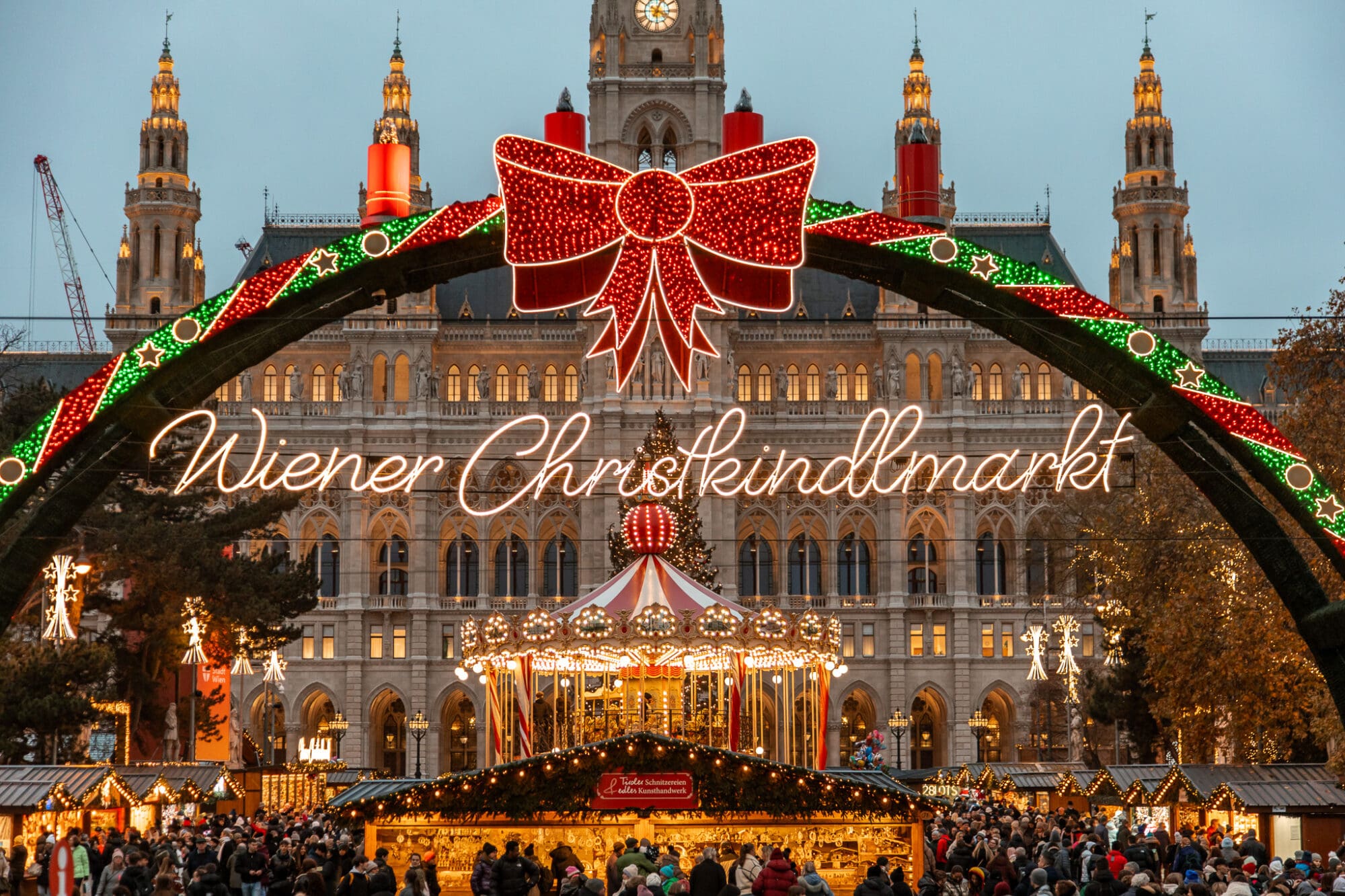 Christkindlmarkt Rathausplatz Christmas market Vienna Austria things to do Travel Guide