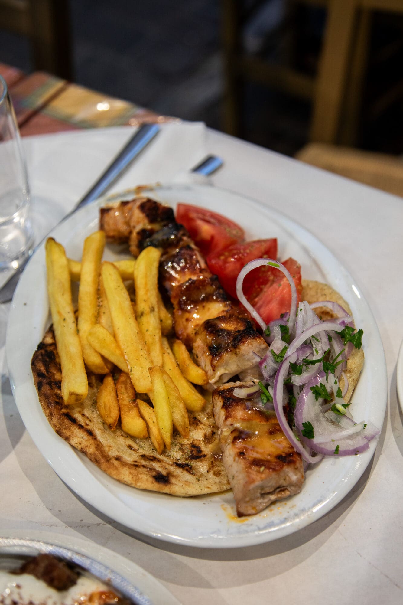 Gyros and kebabs at O Thanasis Greek Restaurant in Athens Monastiraki