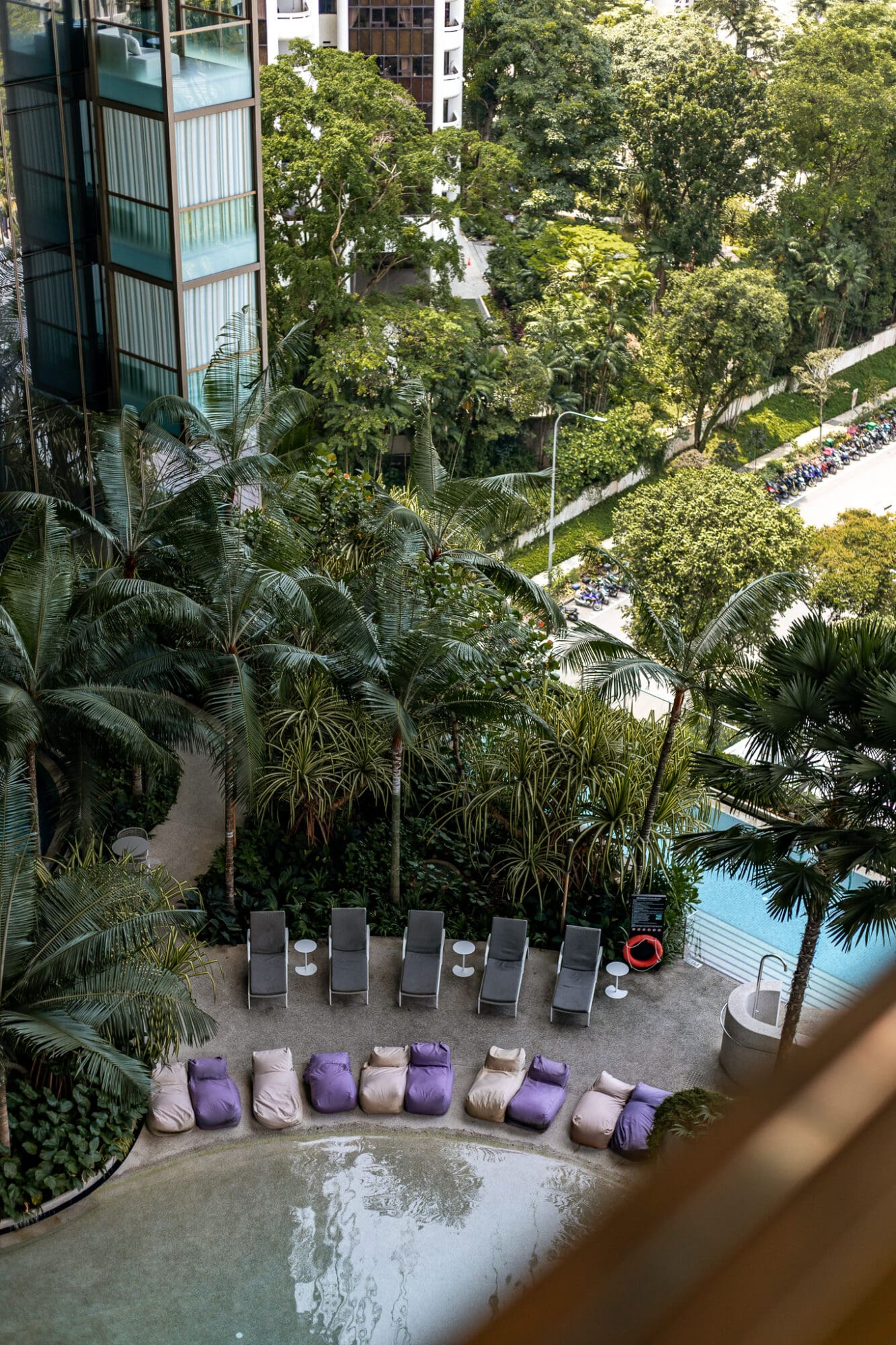 Pan Pacific Orchard Hotel Singapore Review Pool View