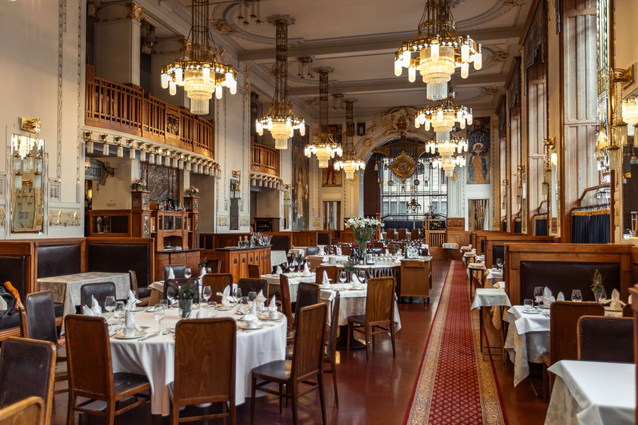 Obecni Dum Cafe at the Municipal Hall Prague Restaurant Interiors