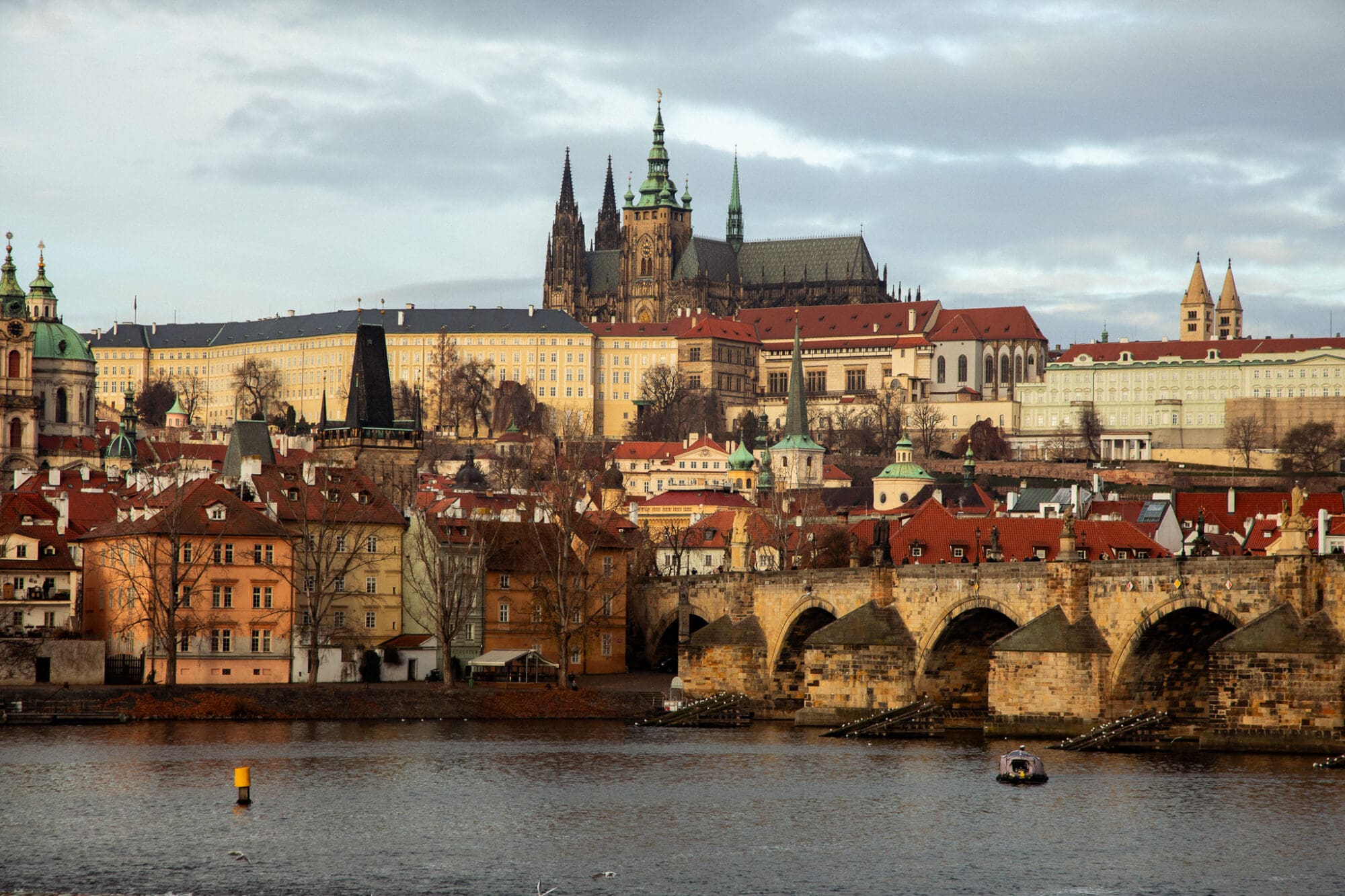 Prague Castle View across the Vltava