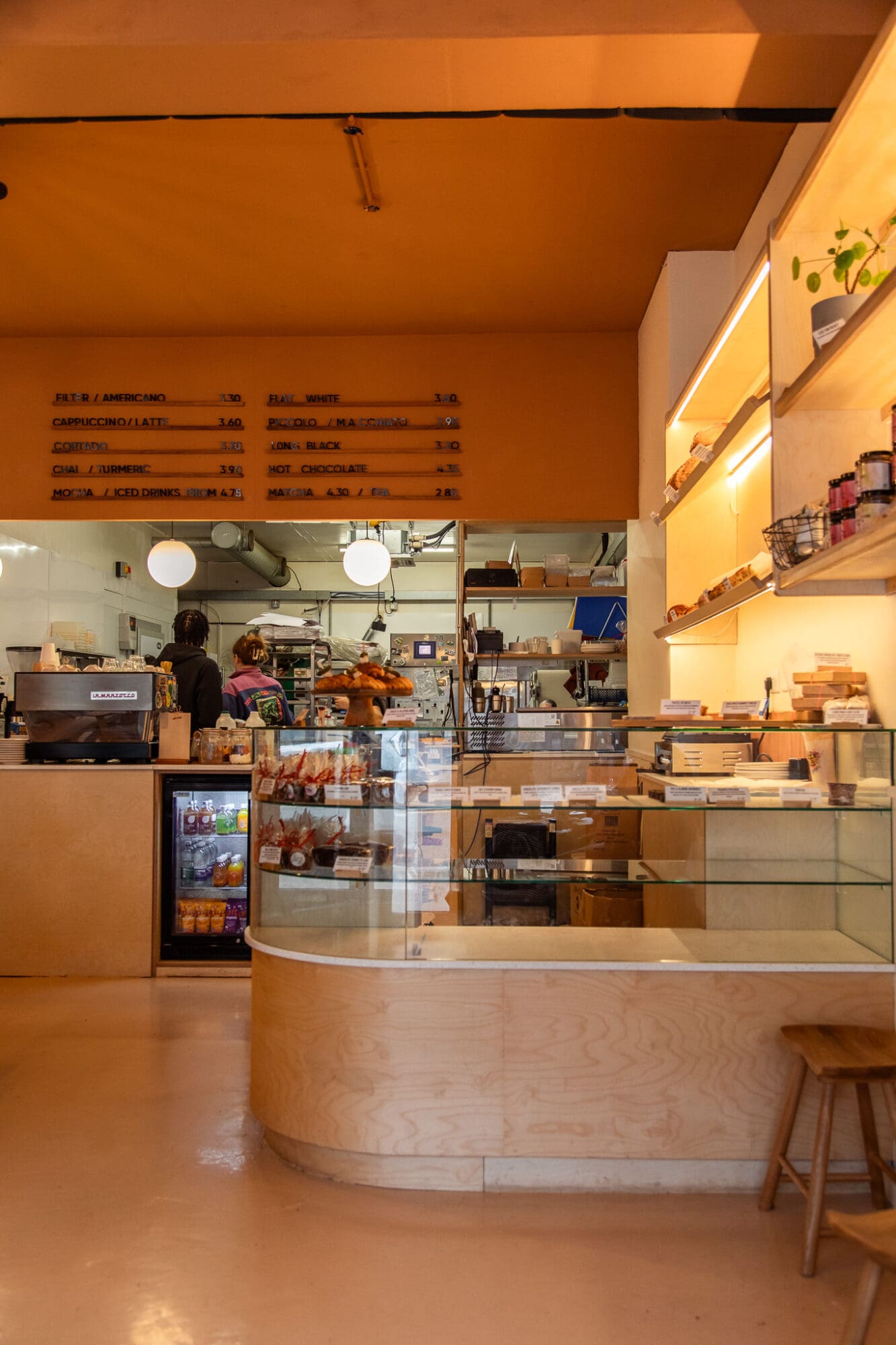 Interior of Wood Street Bakery Walthamstow Wood Street Cafe