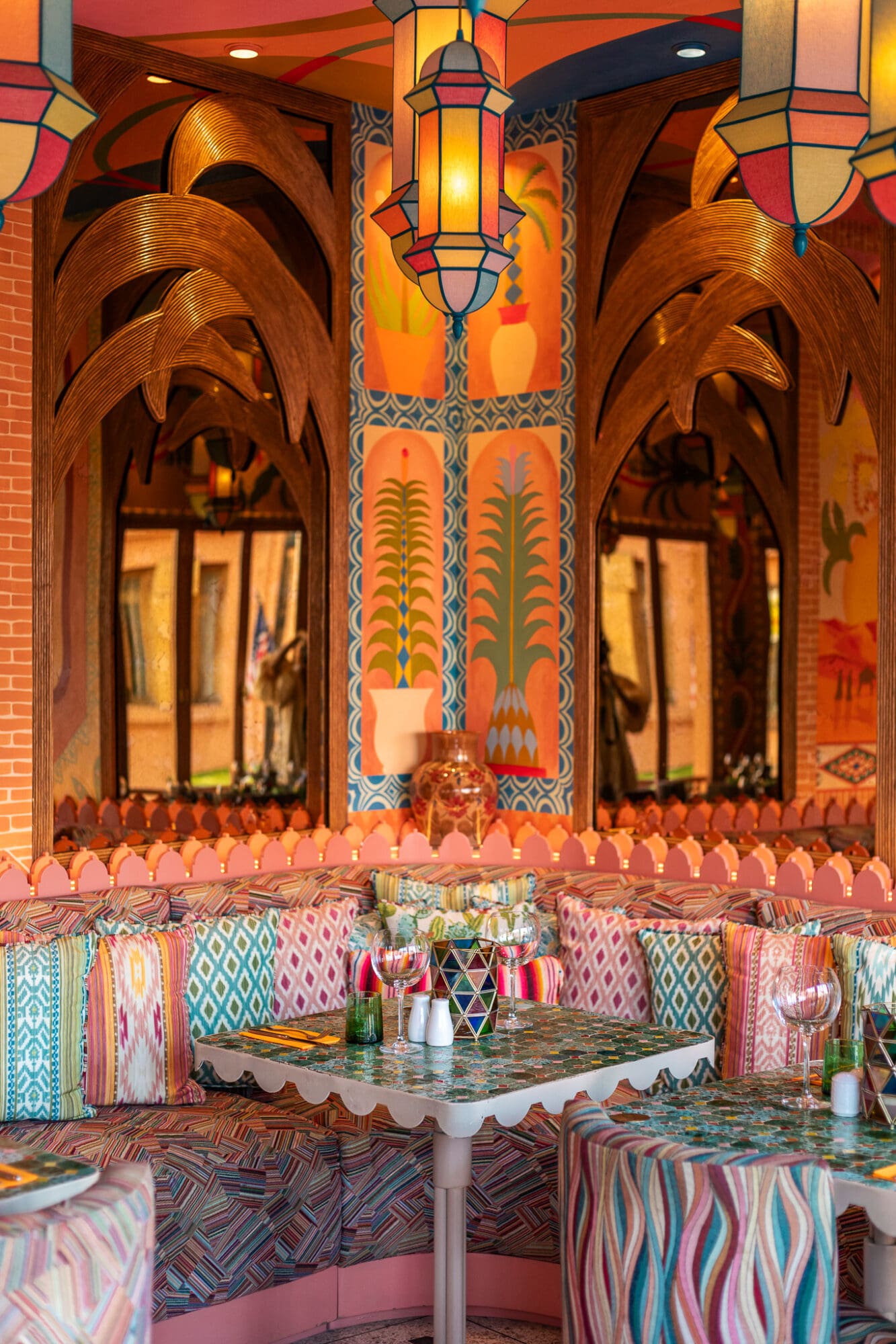 Mo-Mo Restaurant Rooftop Marrakech Morocco Interiors Decor