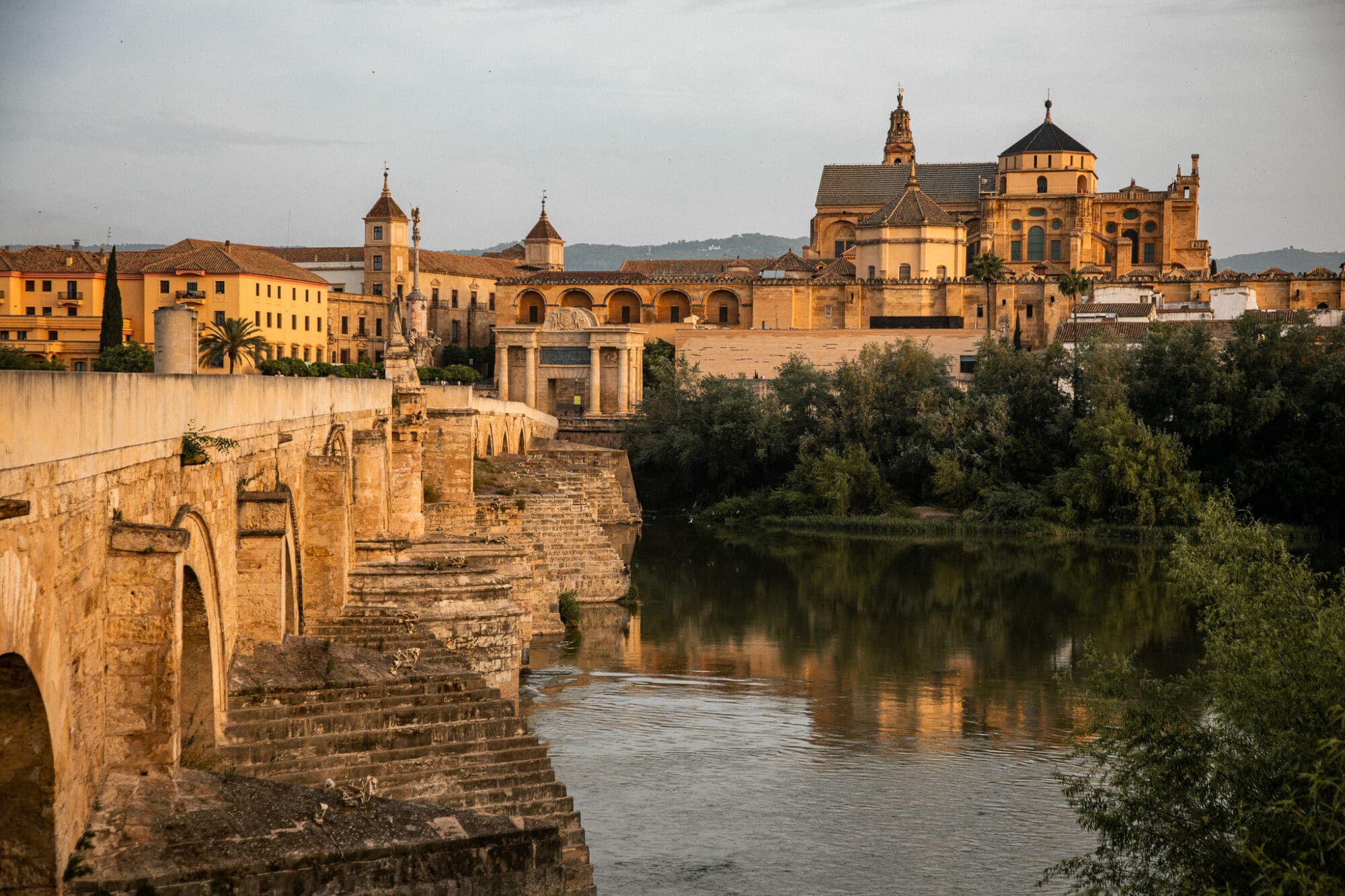 Cordoba Puente Romano Mezquita View Andalucia 2 Week Itinerary