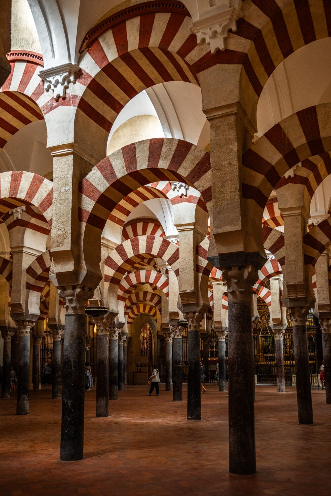 Cordoba Mezquita Architecture Interiors Arches Andalucia Spain