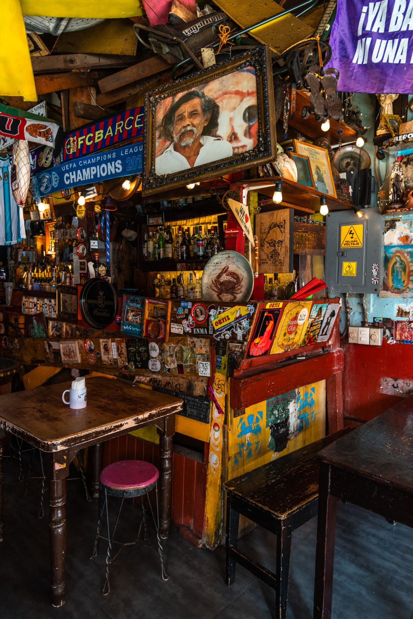 Hosteria la Bota Interiors Sports Bar Mexico City Decor