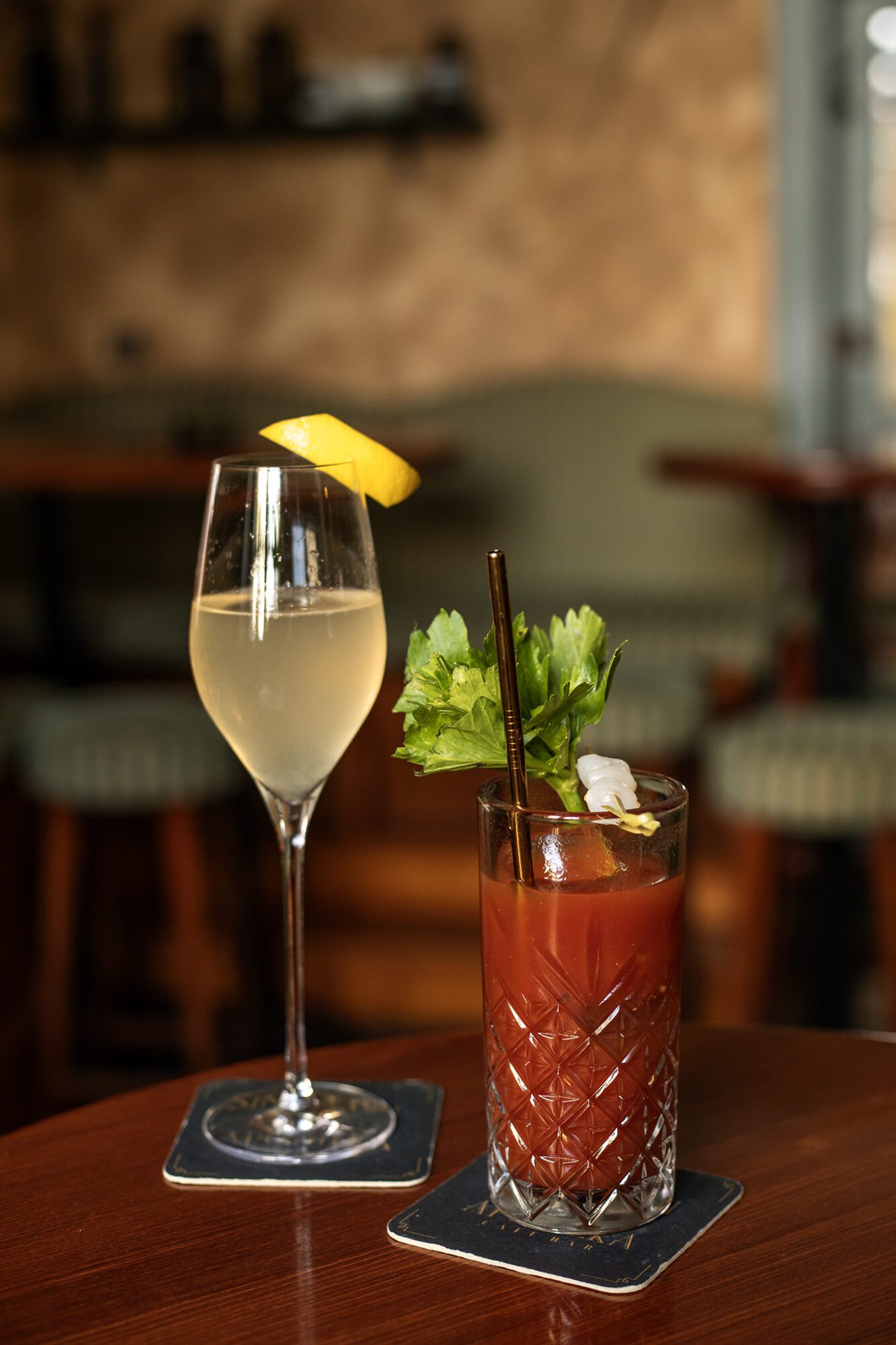 Apotheka Bar Cocktails Bloody Mary French 75 Cesky Krumlov