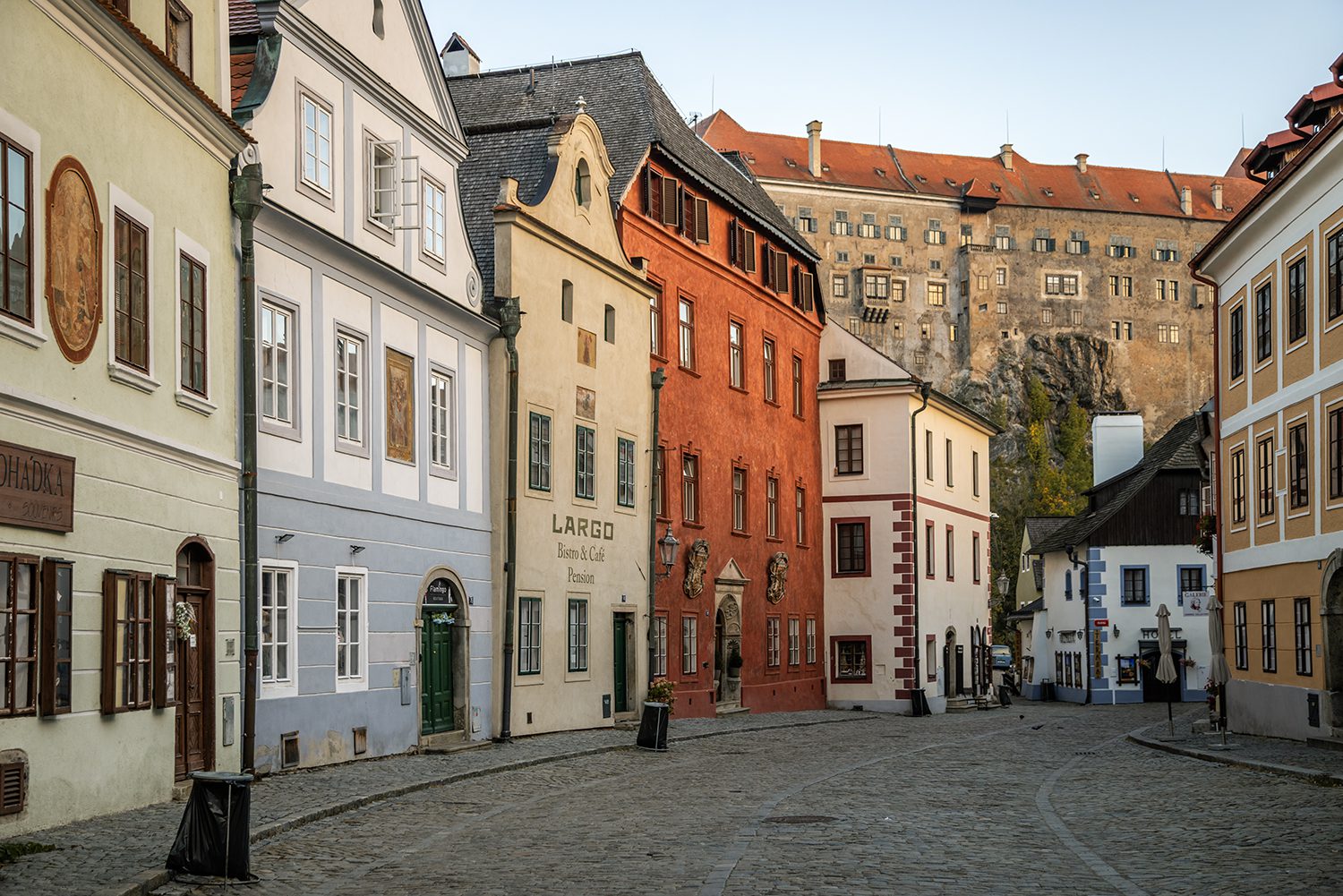 Colourful houses of Cesky Krumlov Czechia