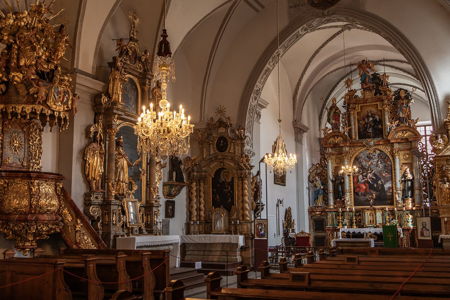 Monastery Museum Church Interior Cesky Krumlov things to do