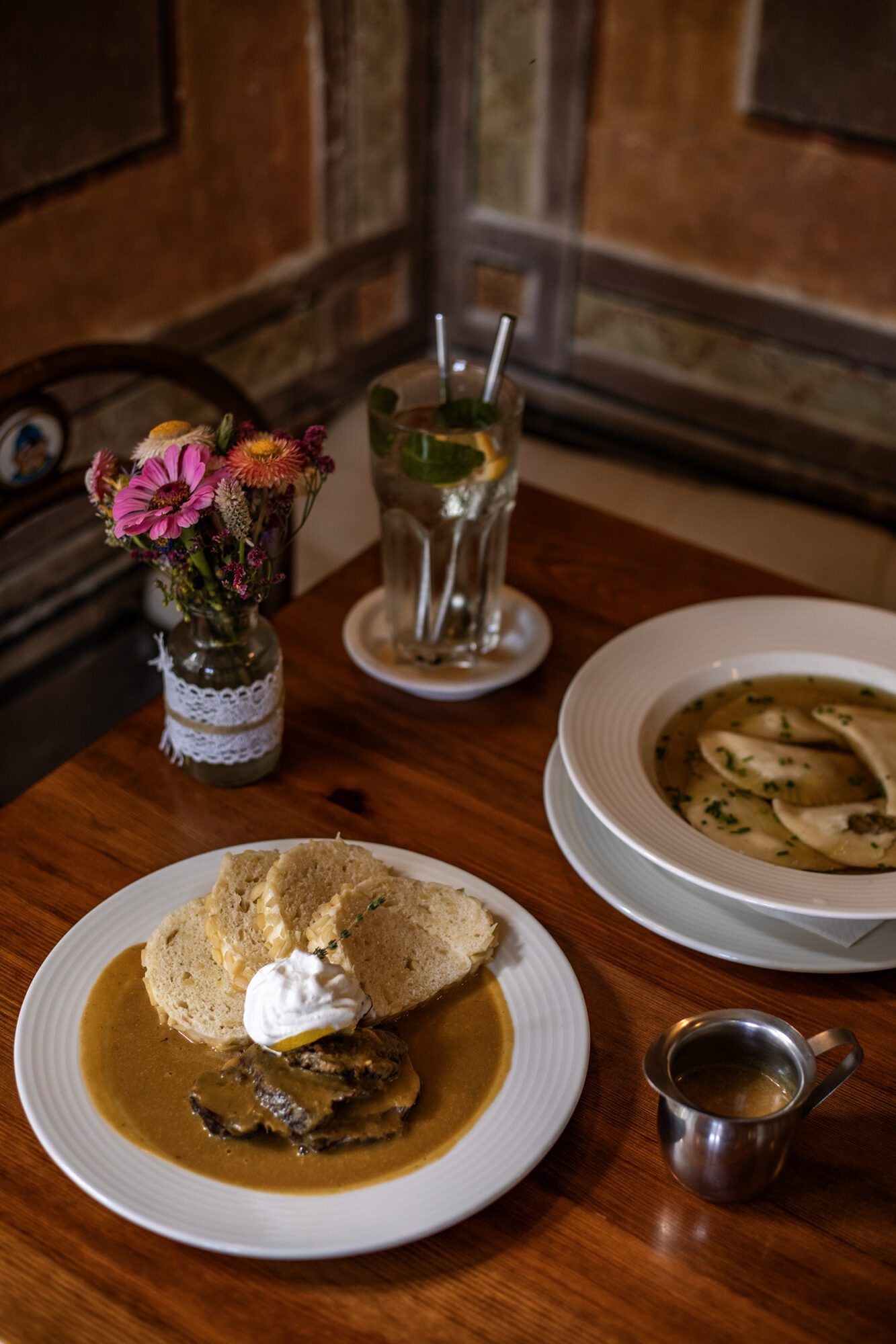 Svejk Restaurant traditional Czech dining Cesky Krumlov Food