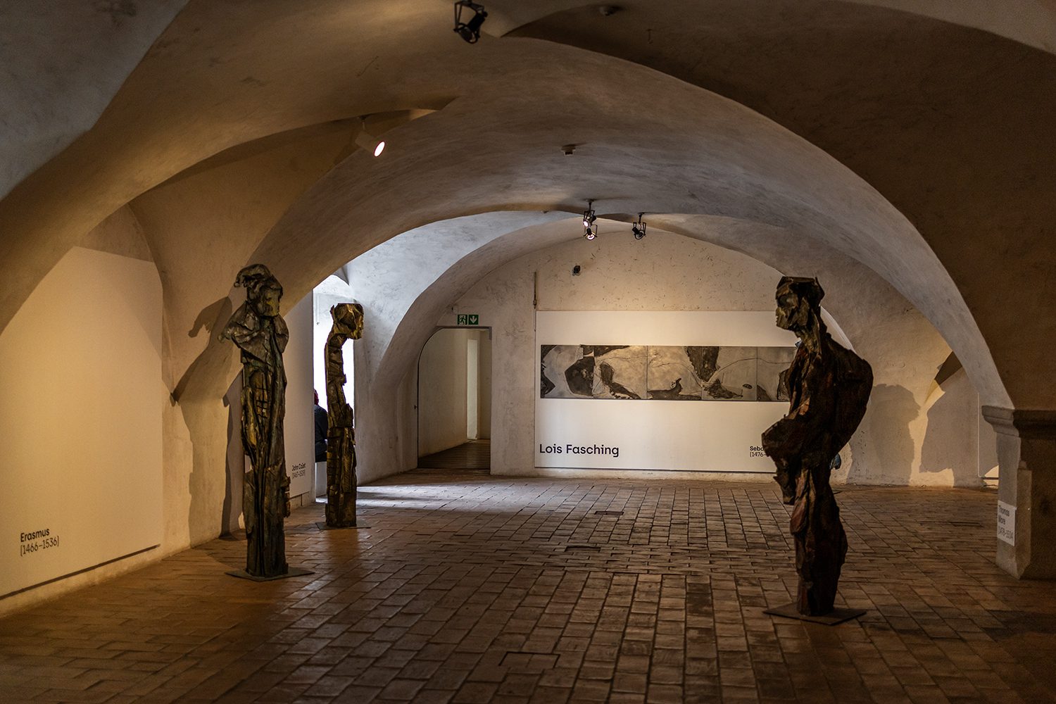 Things to do in Cesky Krumlov Egon Shiele Art Centrum Gallery Lois Fasching Henry VIII artwork installation sculpture