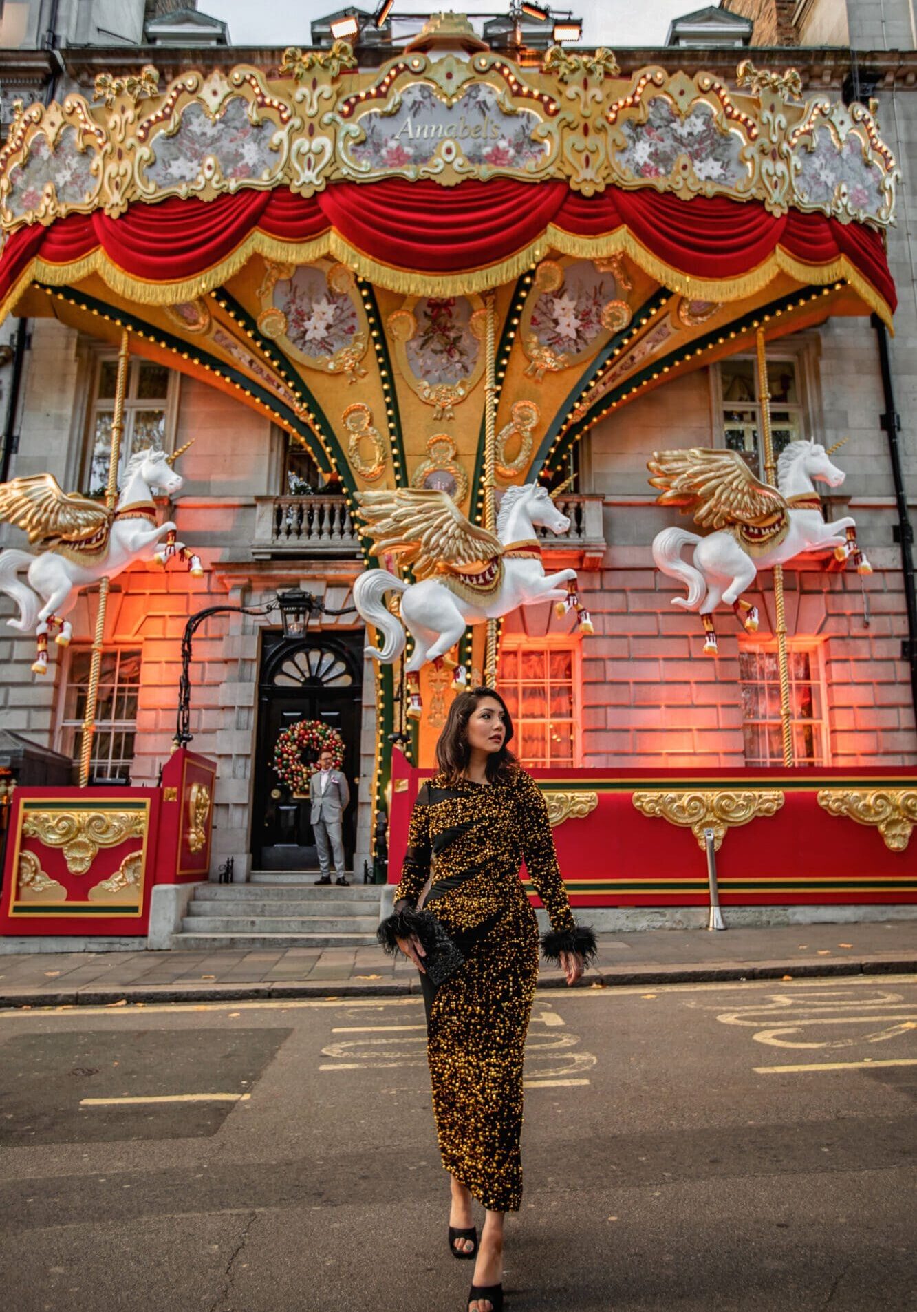 Annabels Mayfair Christmas Display London