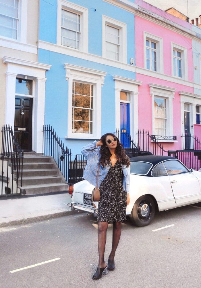 Anoushka Probyn UK London Fashion Blogger Travel Guide Notting Hill Pastel Houses