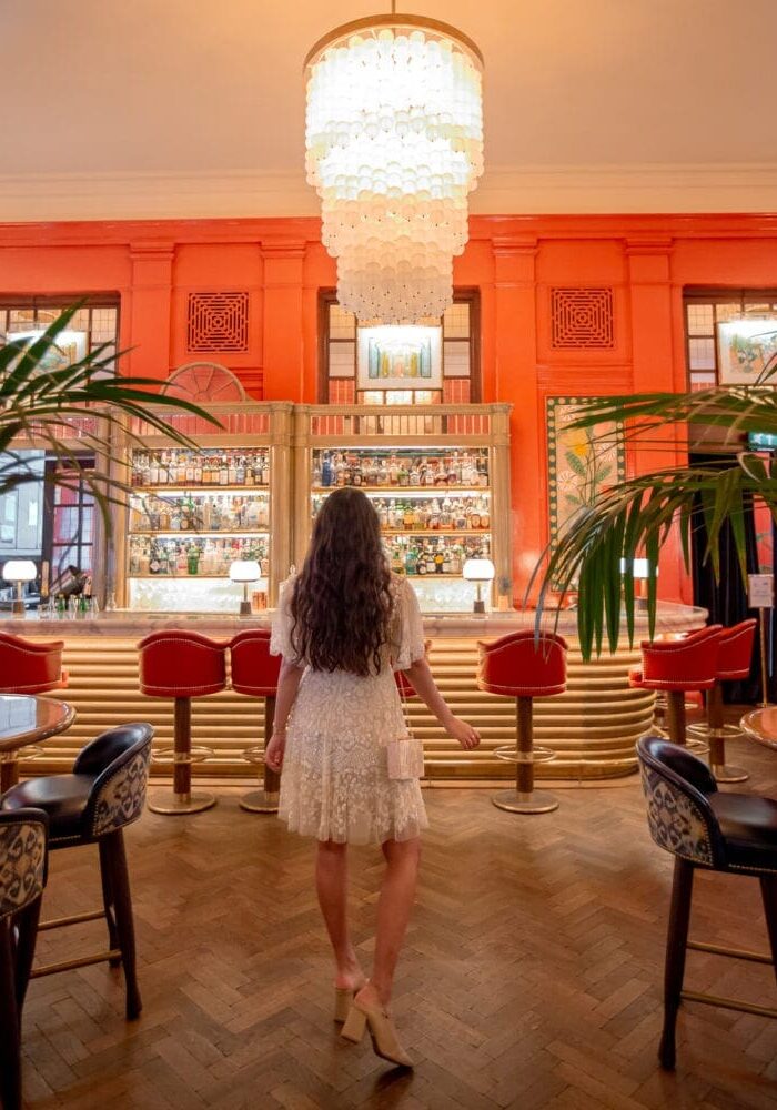 Anoushka Probyn UK Travel London Blogger The Coral Room Bloomsbury Bar Cocktails Instagram