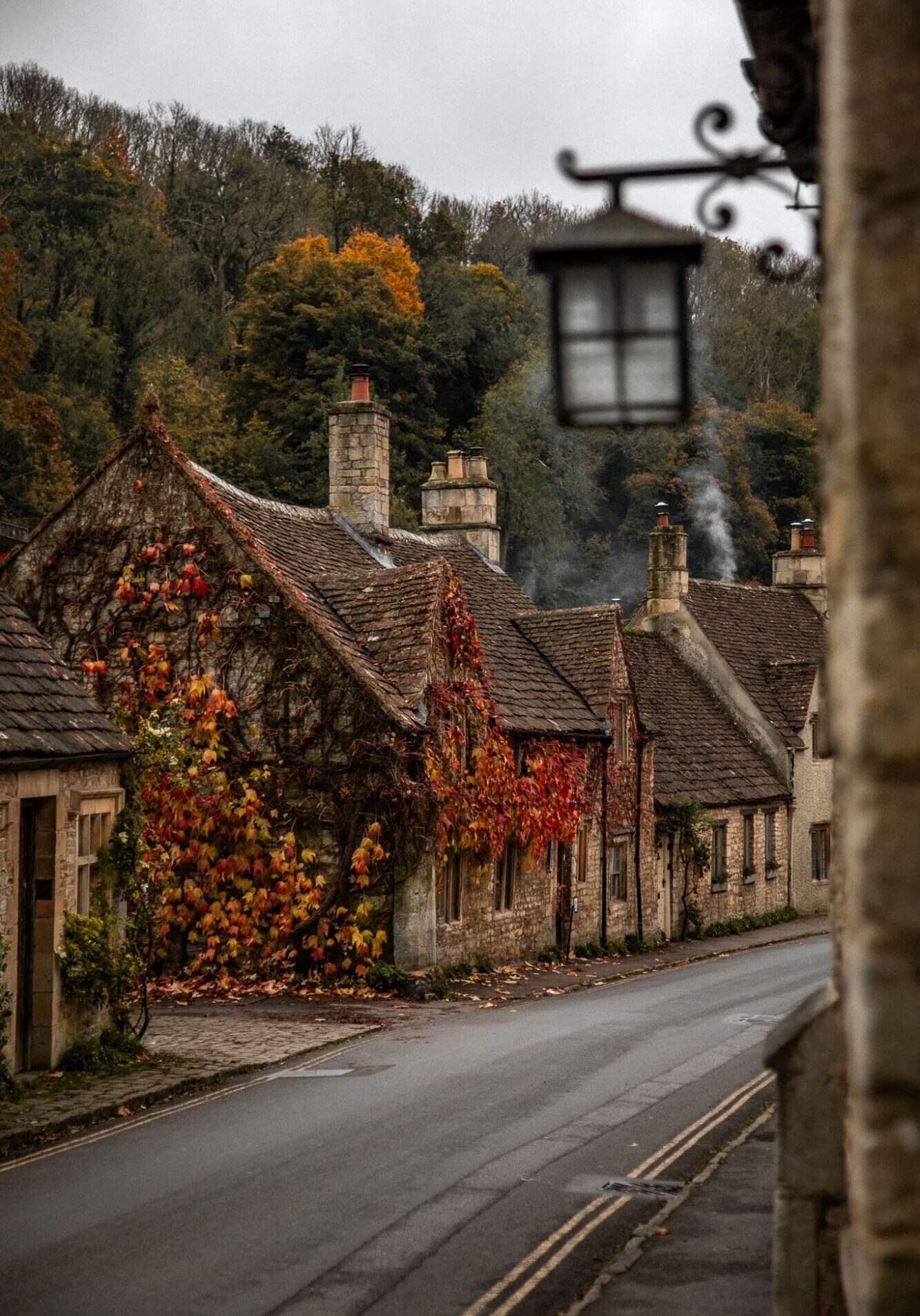 Castle Combe Ivy House The Cotswolds Autumn in the English Countryside