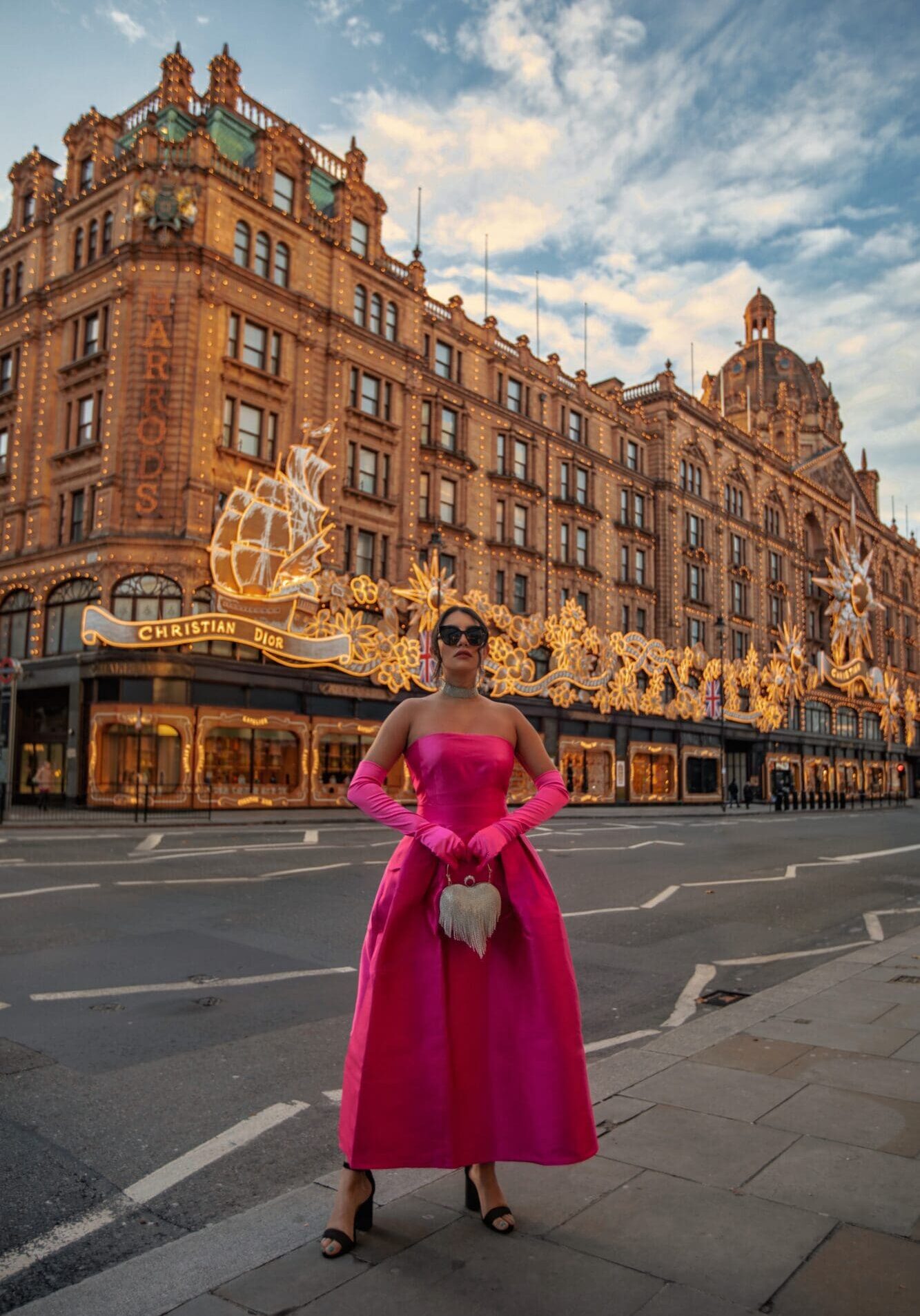 Harrods Christmas Dior Display London