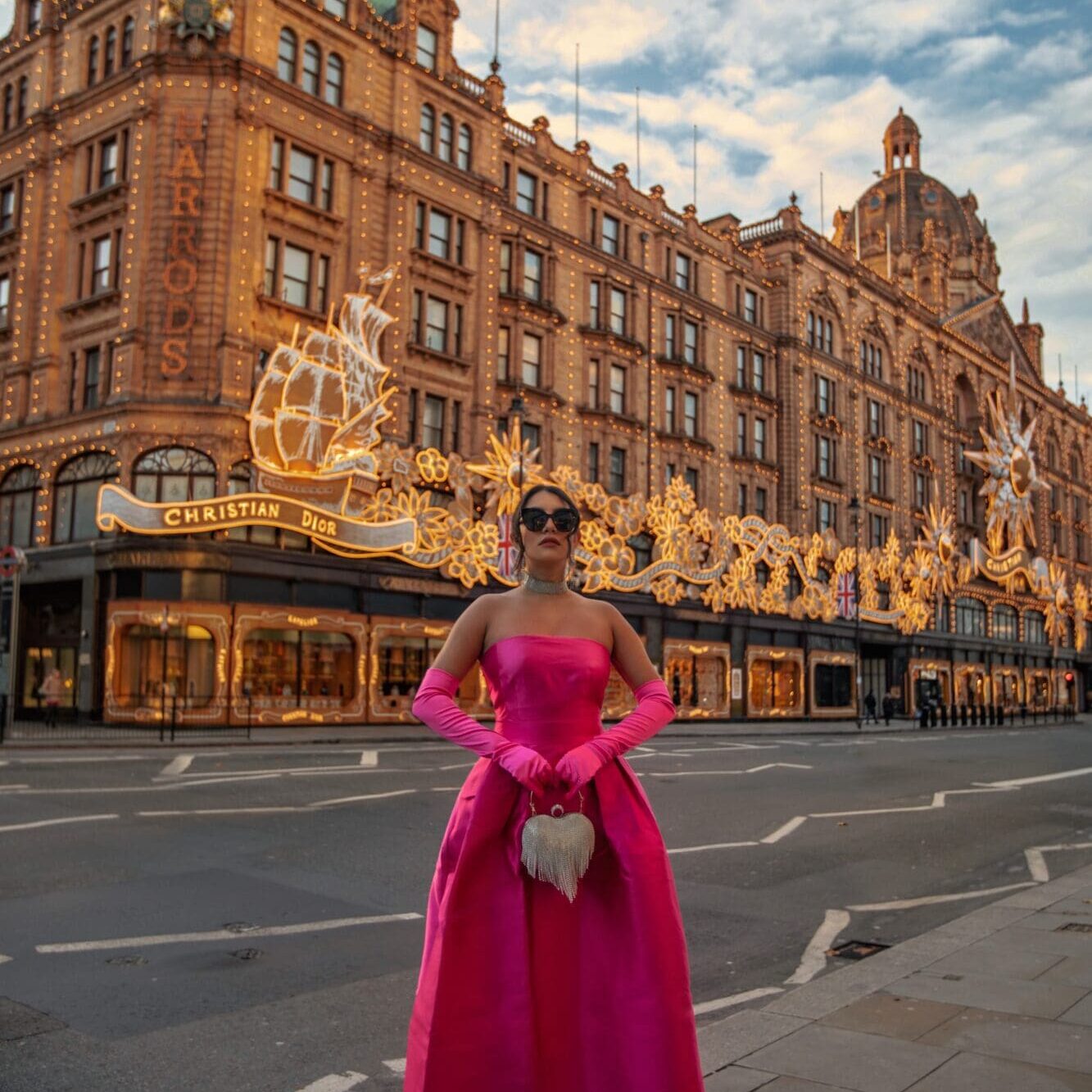 Harrods Christmas Dior Display London