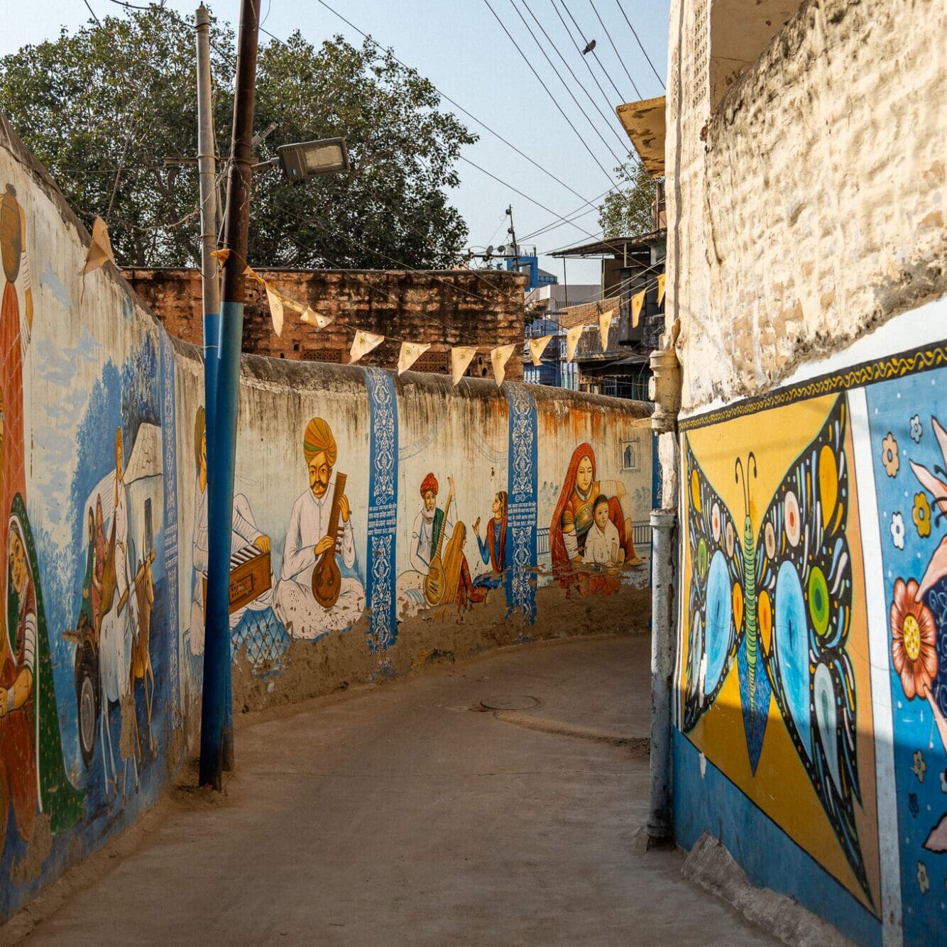 India Travel Tips Jodhpur Mural Blue City
