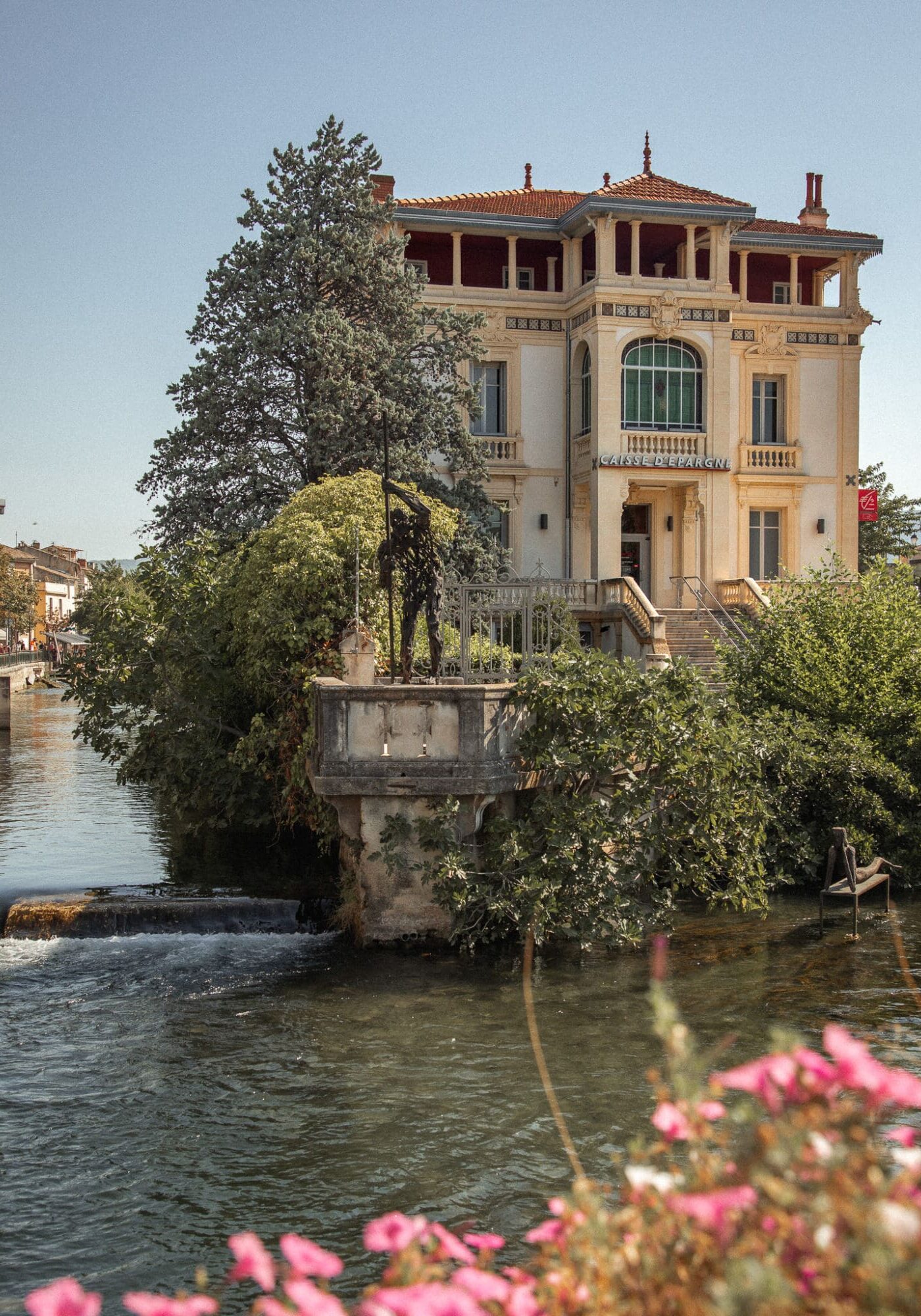 L'Isle-sur-la-Sorgue Canal View Provence France