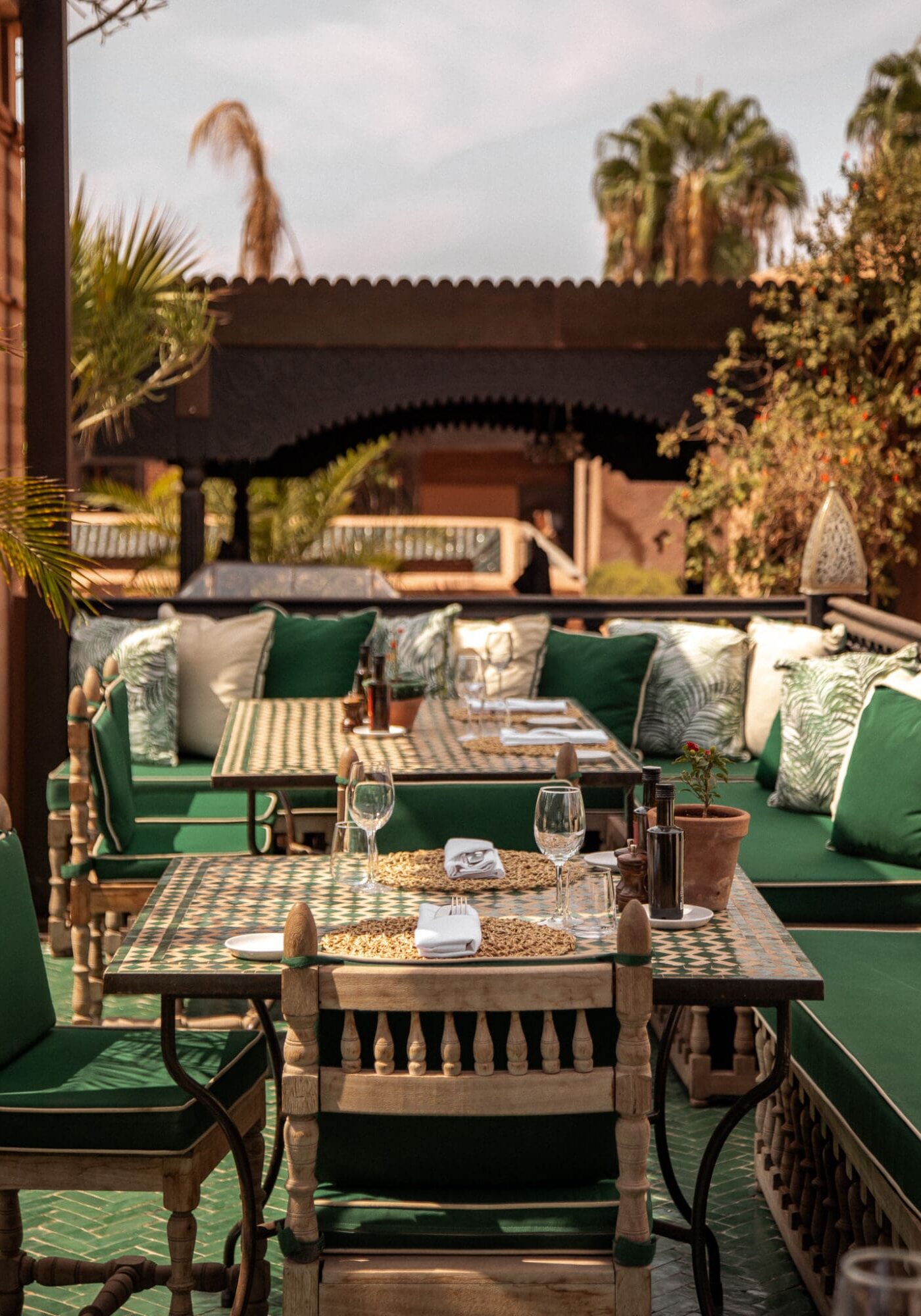 Le Table du Souk Restaurant La Sultana Hotel Marrakech Rooftop