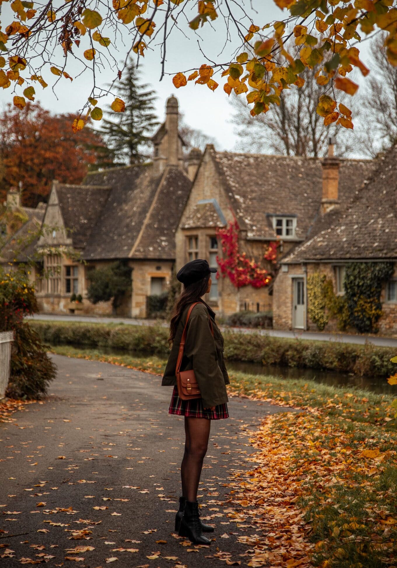 Lower Slaughter The Cotswolds in Autumn English Countryside