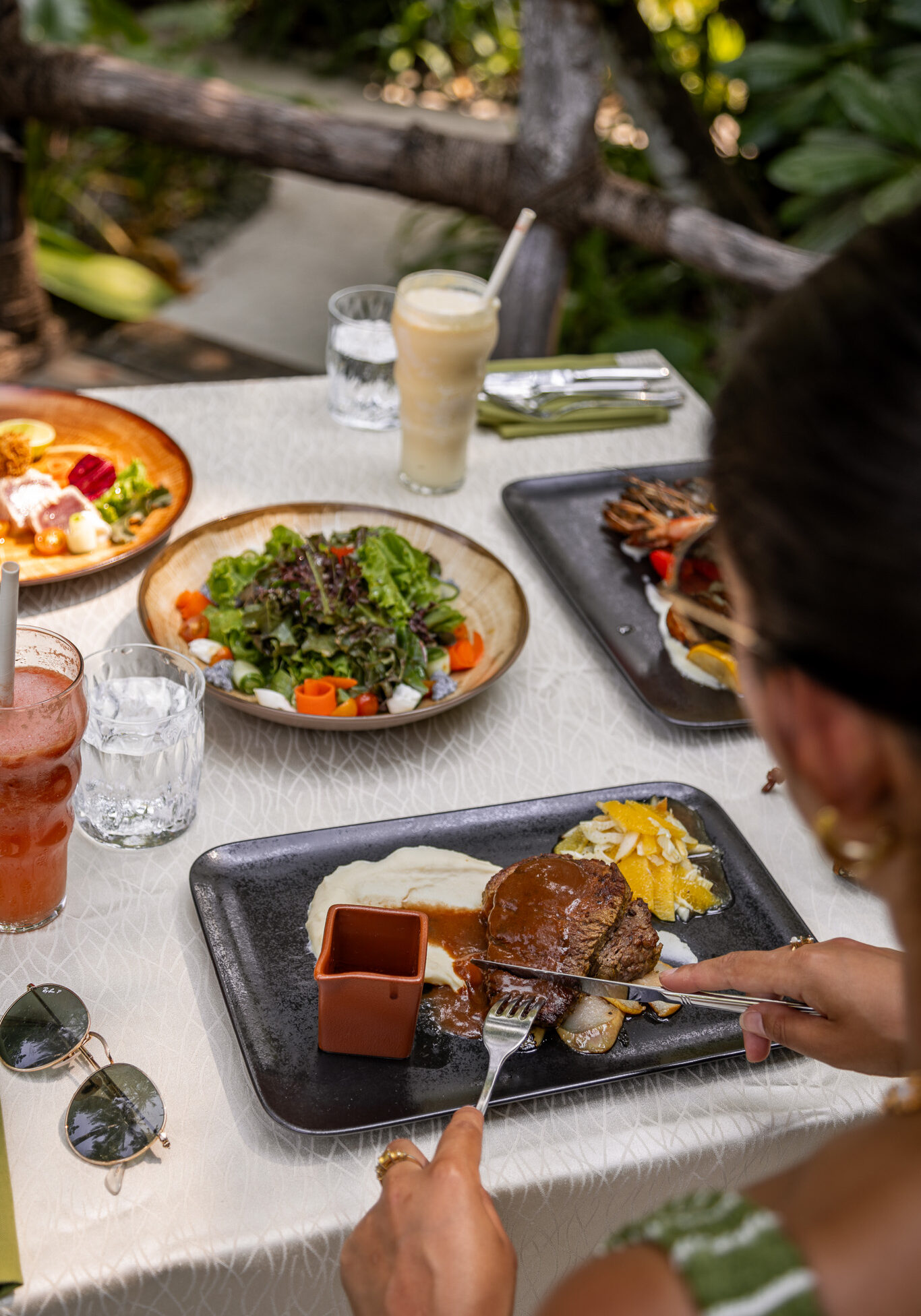 Lunch at Zero Restaurant Villa Park Maldives