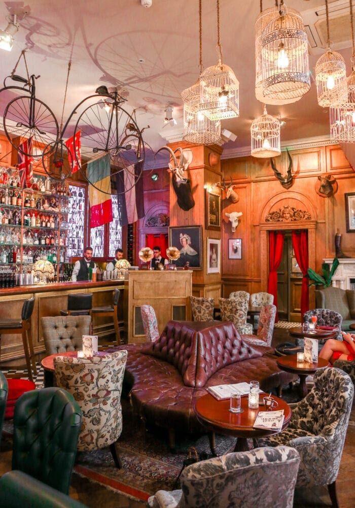 Mayfair Area Guide London Mr Fogg's Residence Cocktail Bar Travel Blogger